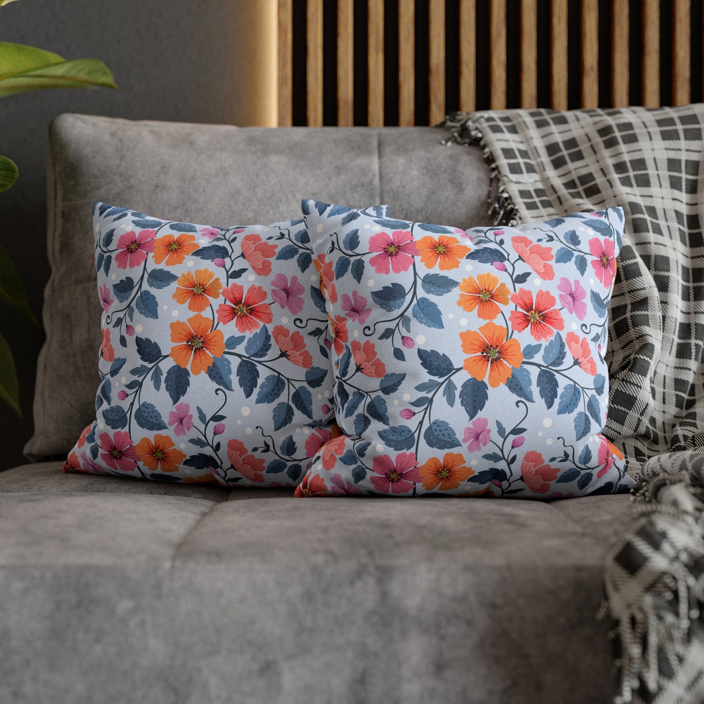 Floral Poly Pillowcase