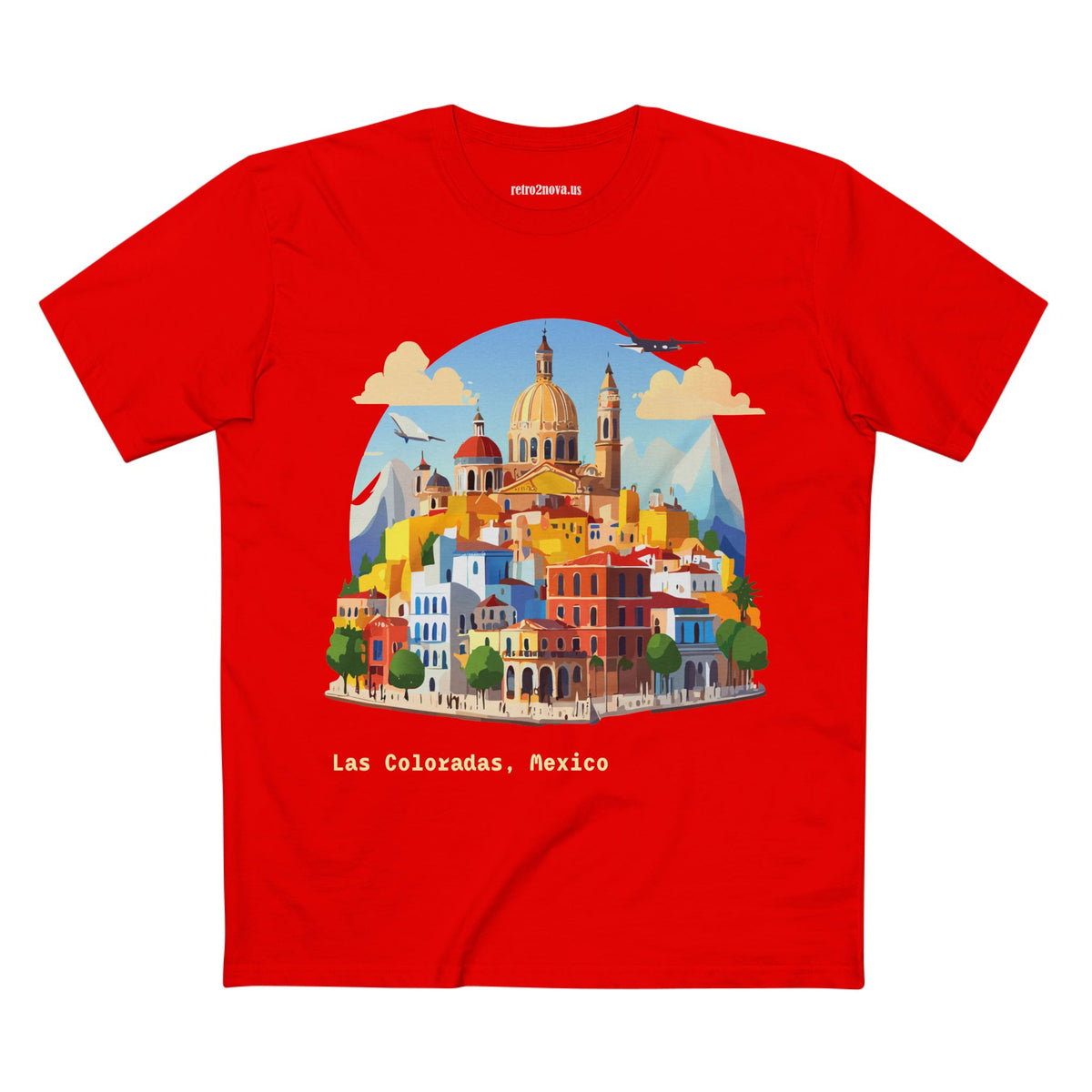 Las Coloradas Mexico Cityscape tee | Travel souvenir tee