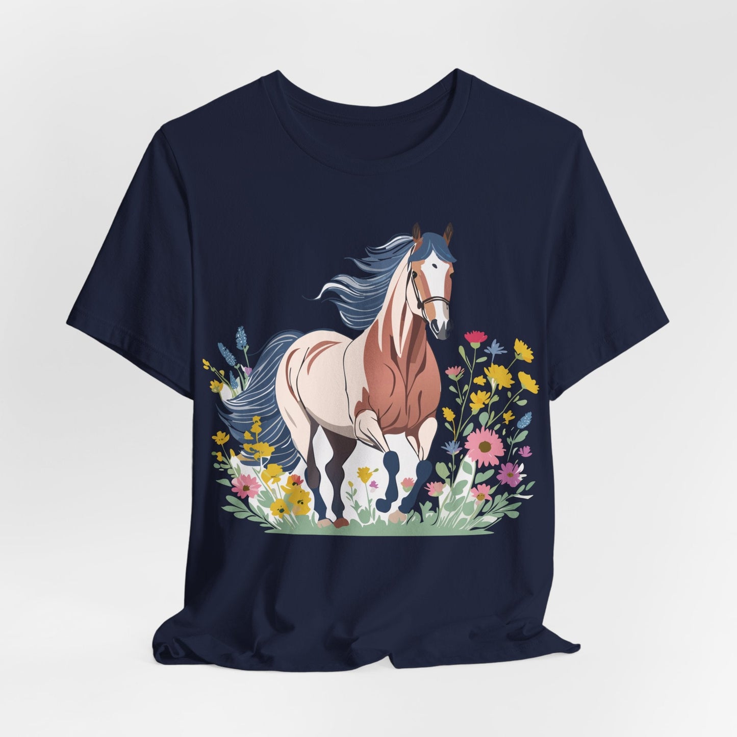 Horse Graphic Unisex 100 Cotton Vintage Animal Art T-Shirt 10