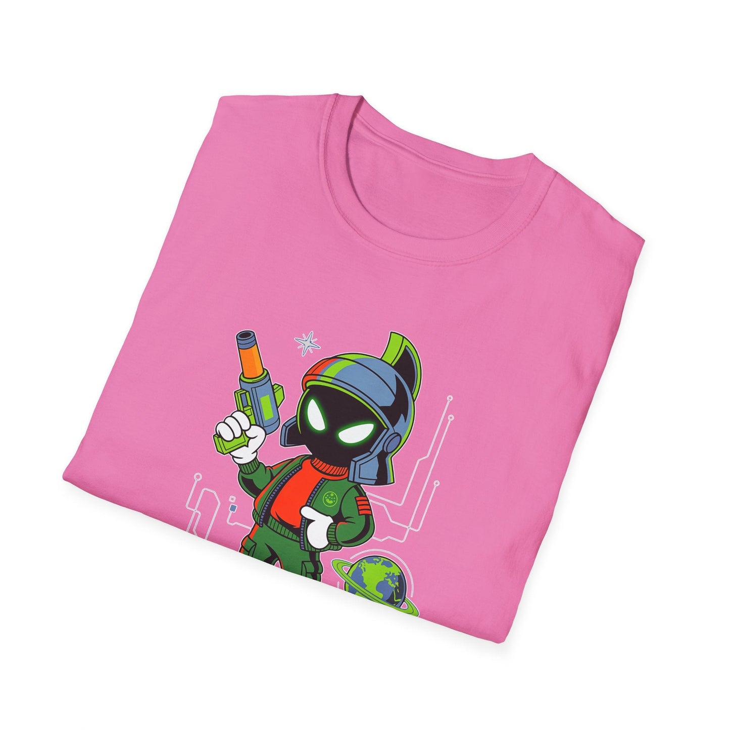 Gildan Softstyle 64000 Unisex Cartoon T Shirt With Animation And Funny Animals Design