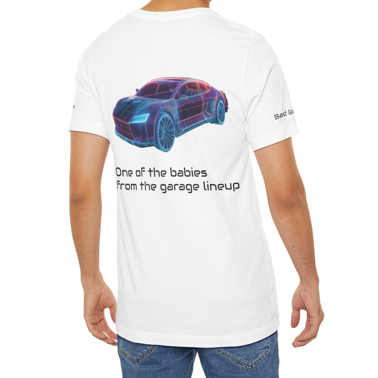 Car Graphic Tee Shirt 100 Percent Cotton Lightweight Car Tees From Bad Galaxy USA Made Guaranteed