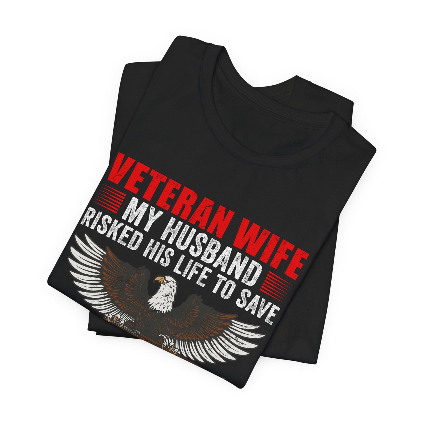 Army Veteran Patriotic Graphic Design Unisex Cotton T-Shirt v40