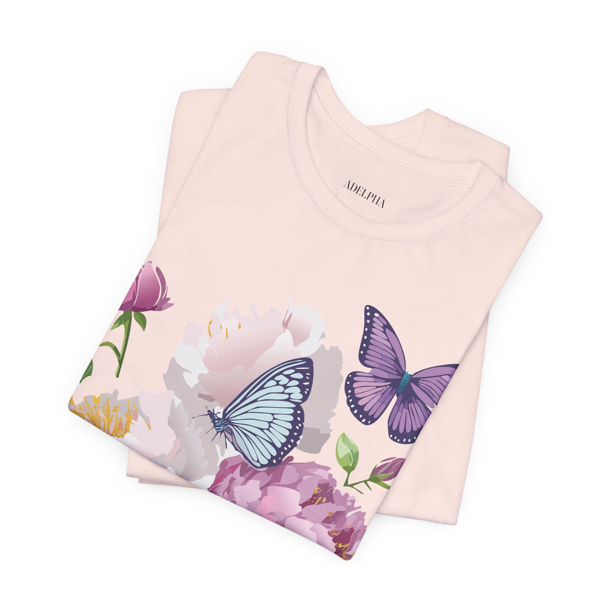 Floral Graphic Tee Shirt - Bella+Canvas Unisex 100 Cotton 32