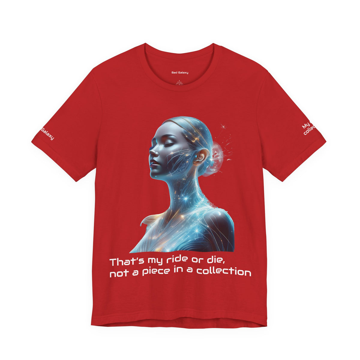 Car Graphic Unisex Cotton Bella+Canvas Tee with Art Design b15