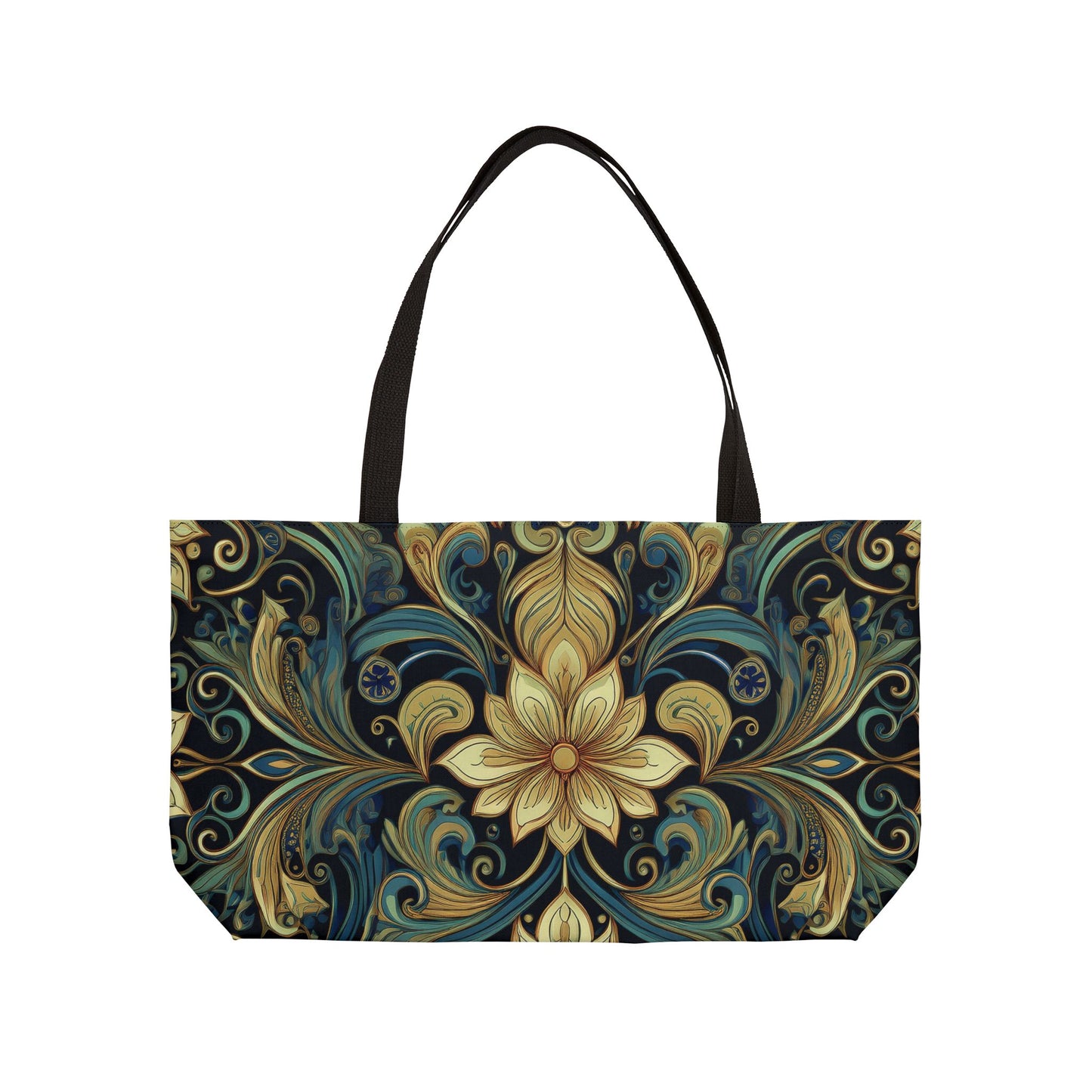 Ornament Print Big Bag High-Quality 100% Spun Poly 24x13 Canvas Art Bag OR-4