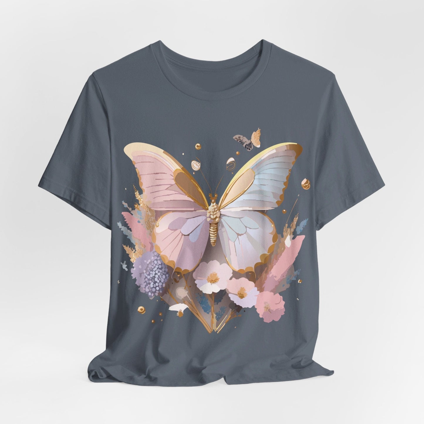 Butterfly Graphic Tee Unisex Vintage Inspired Art Adelpha Apparel Collection