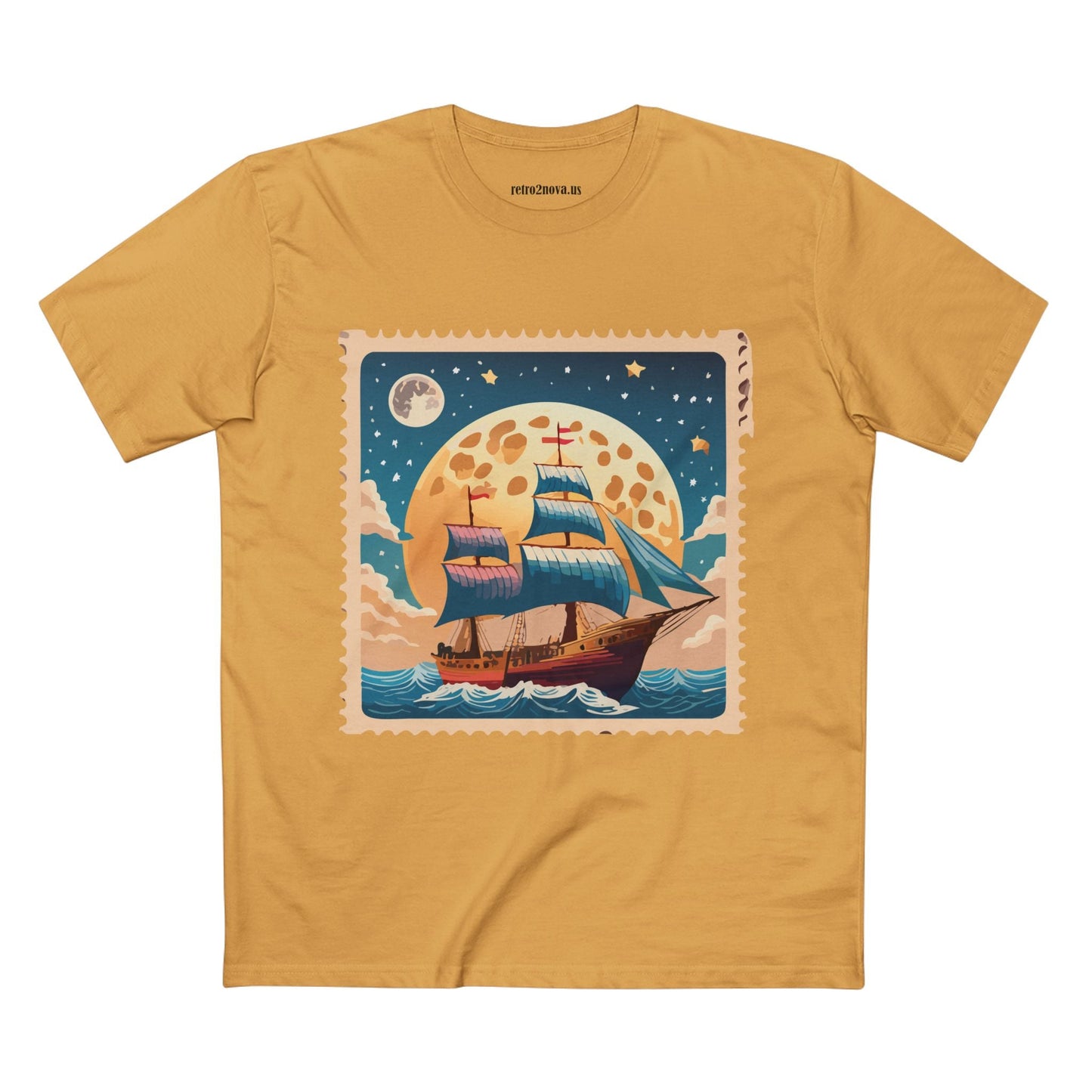 Stamp Shirt Postage Stamp Tee Unisex Premium Cotton with Original Art Design Retro2Nova
