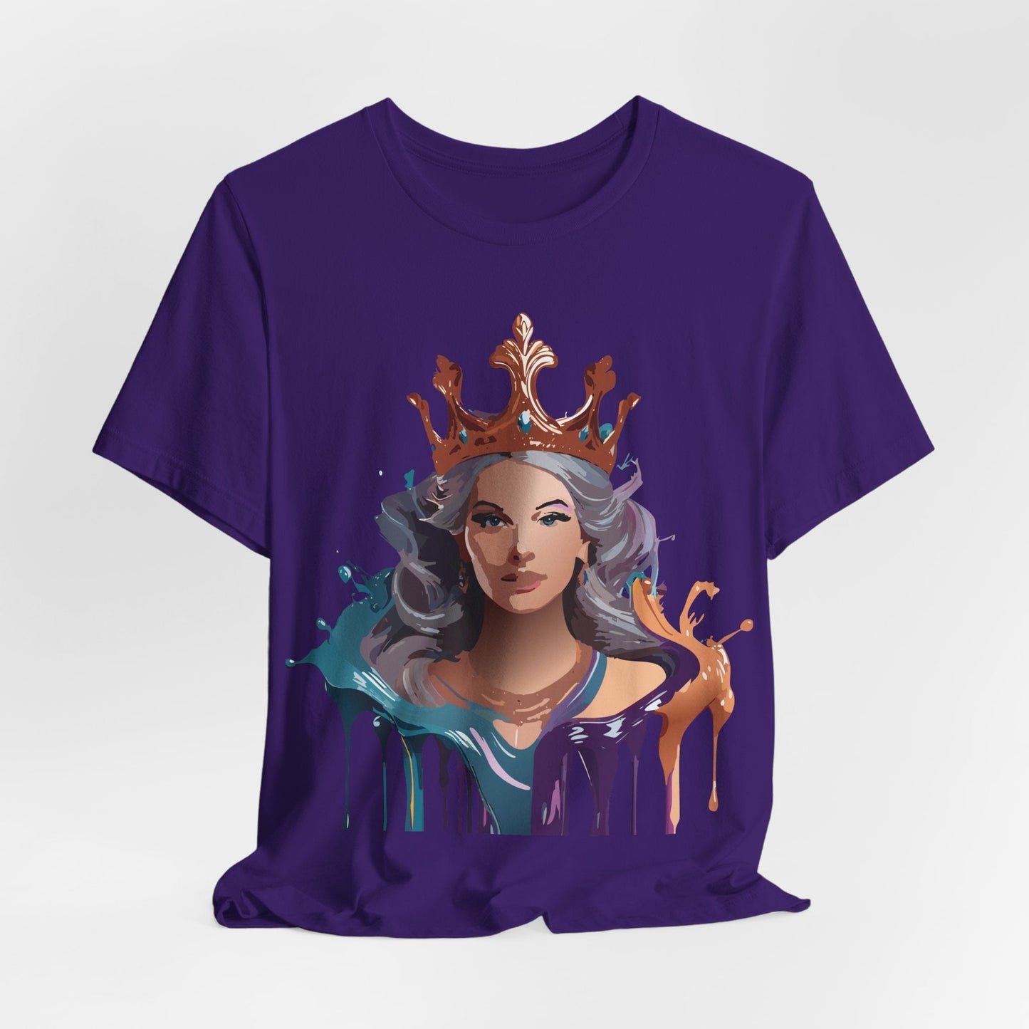 Queen Graphic Tee By Adelpha Art Design Unisex Short Sleeve Vintage Inspired Shirt