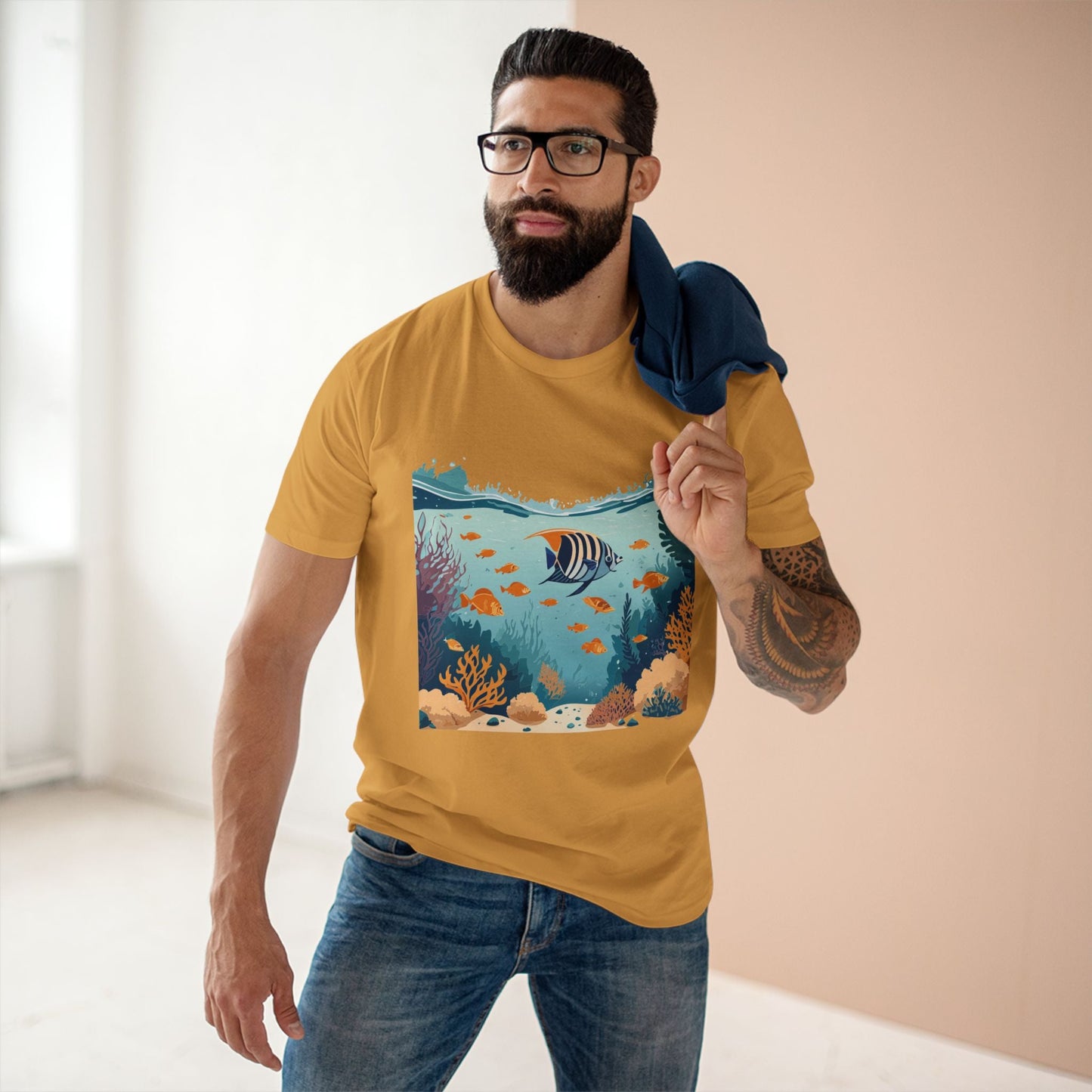 Ocean Pacific Unisex Premium Cotton Art Tee OP 7 Original Design Retro2Nova Collection