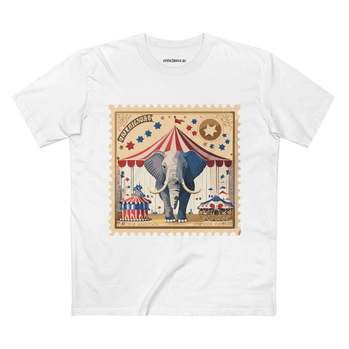 Stamp Shirt Postage Stamp Tee Unisex Premium Cotton Original Art Design From Retro2Nova PS 50