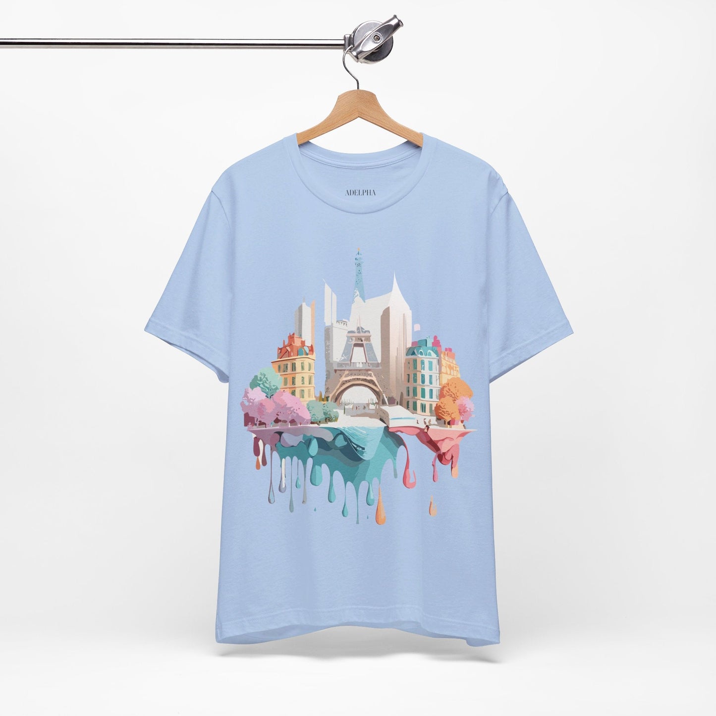 Paris Graphic Tee Unisex Jersey Short Sleeve Vintage Inspired Artwork Collection