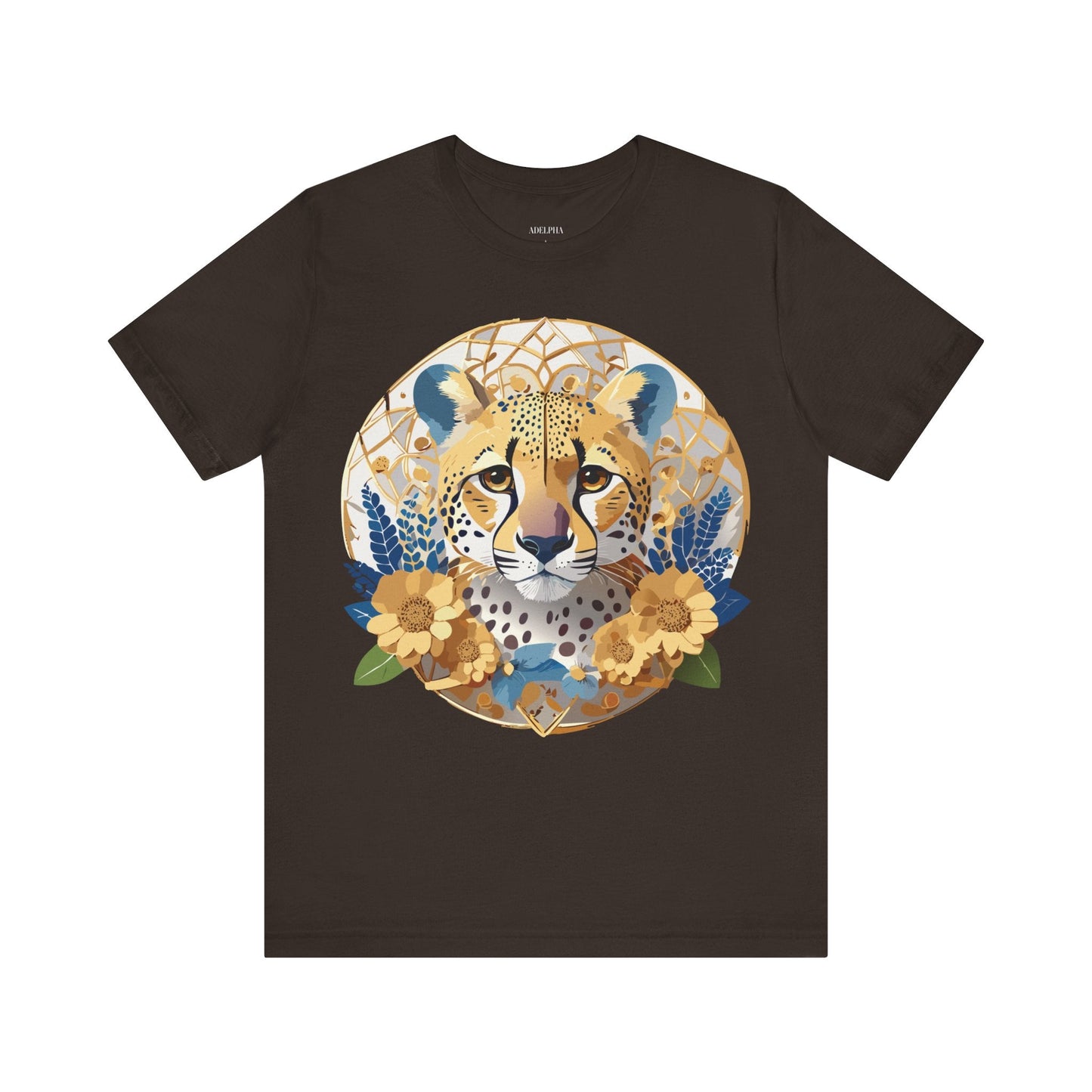 Medallion Shirt Unisex Graphic Tee With Vintage Inspired Adelpha Artwork Short Sleeve Jersey