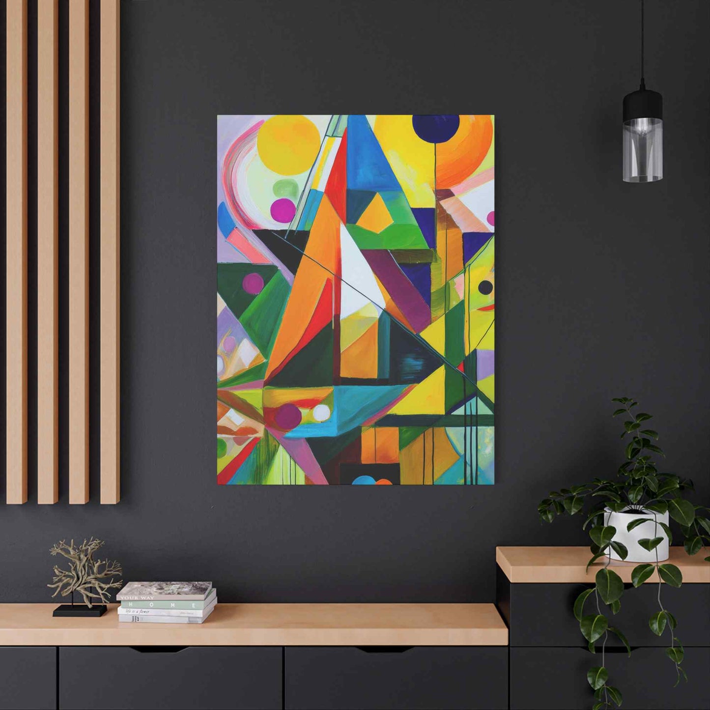 Abstract Painting Print Canvas 20x24,20x30,24x30, 24x32,24x36,30x40, 32x48,36x48,40x60 Pine-Wood Inner Frame ABS-13