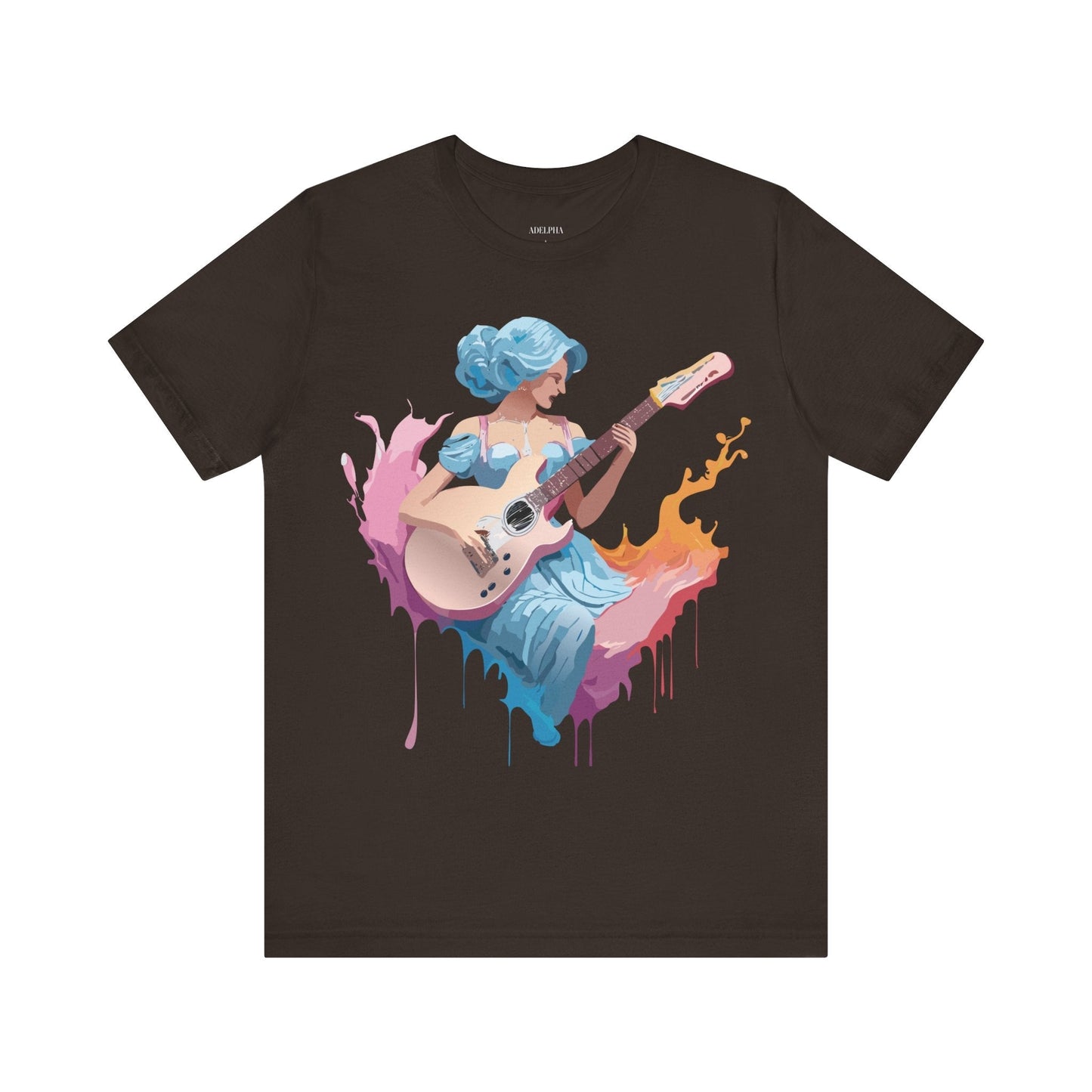 Adelpha Unisex Graphic Tee With Vintage Inspired Art Design Short Sleeve Premium Everyday Wear