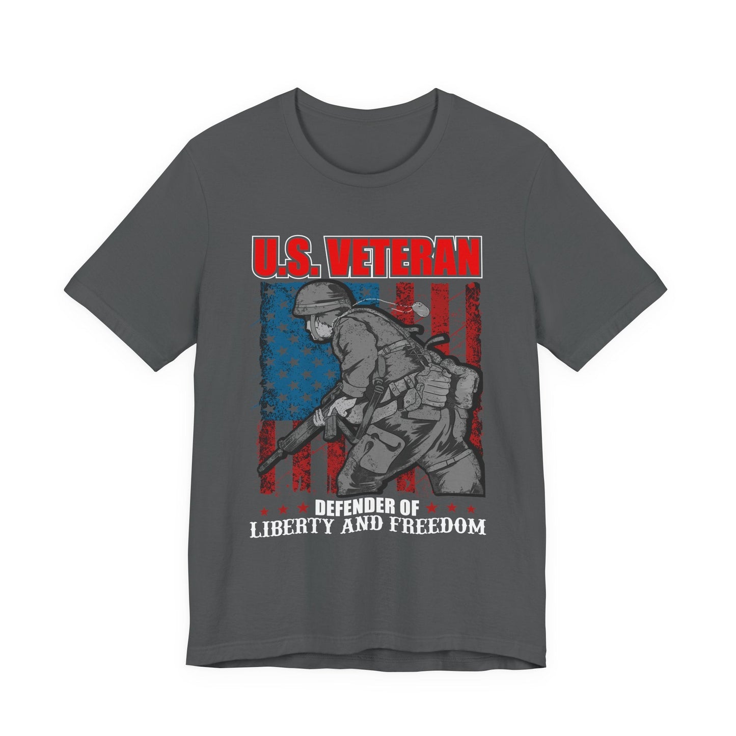 Army Veteran Patriotic Graphic Design Unisex Cotton T-Shirt v31