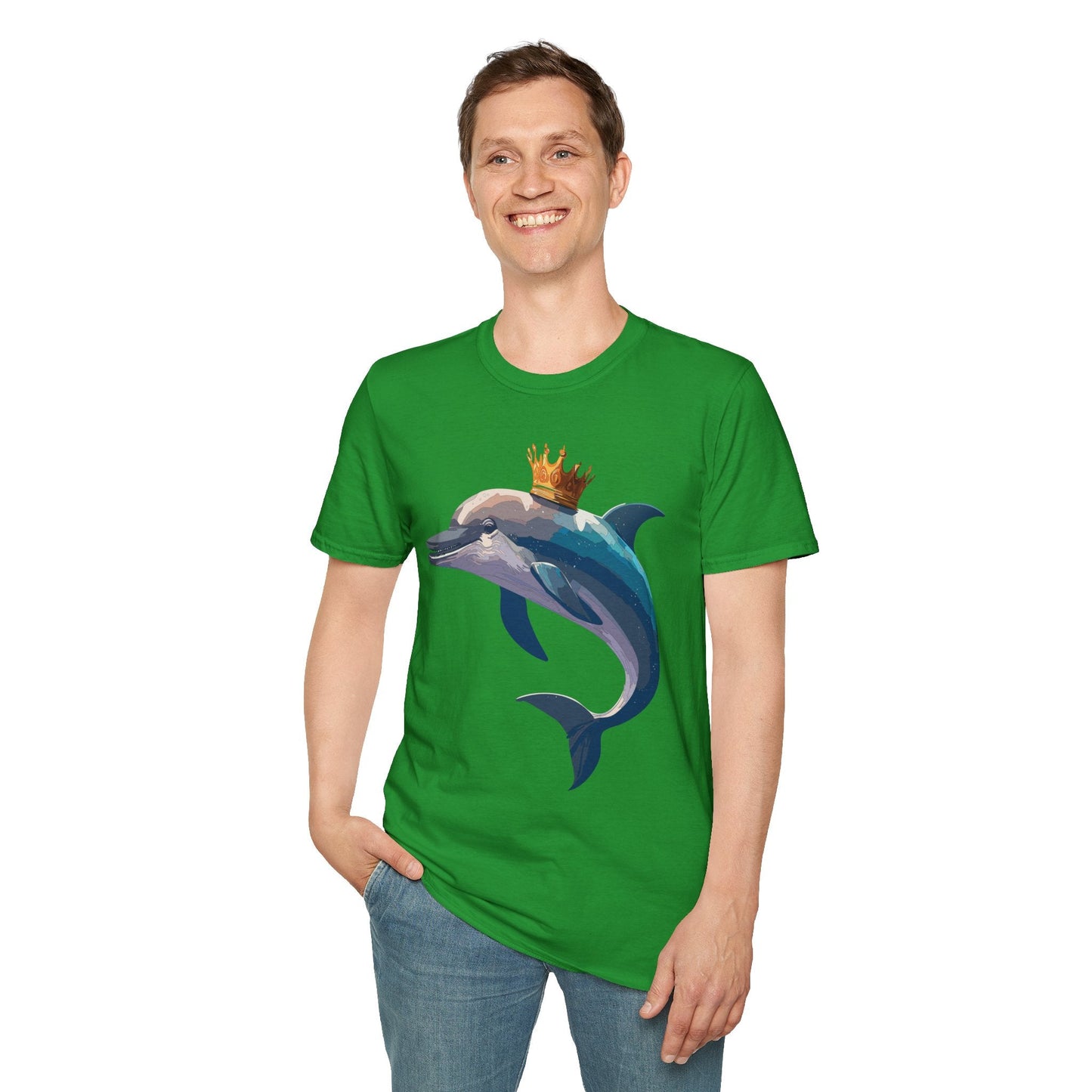 Dolphin Shirts Unisex Gildan Softstyle 64000 100 Percent Cotton Tee For Animal Lovers