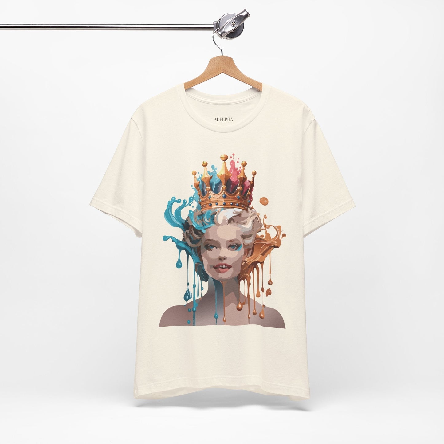 Queen Woman Portrait Graphic Unisex 100 Cotton Vintage Artwork Tee 28