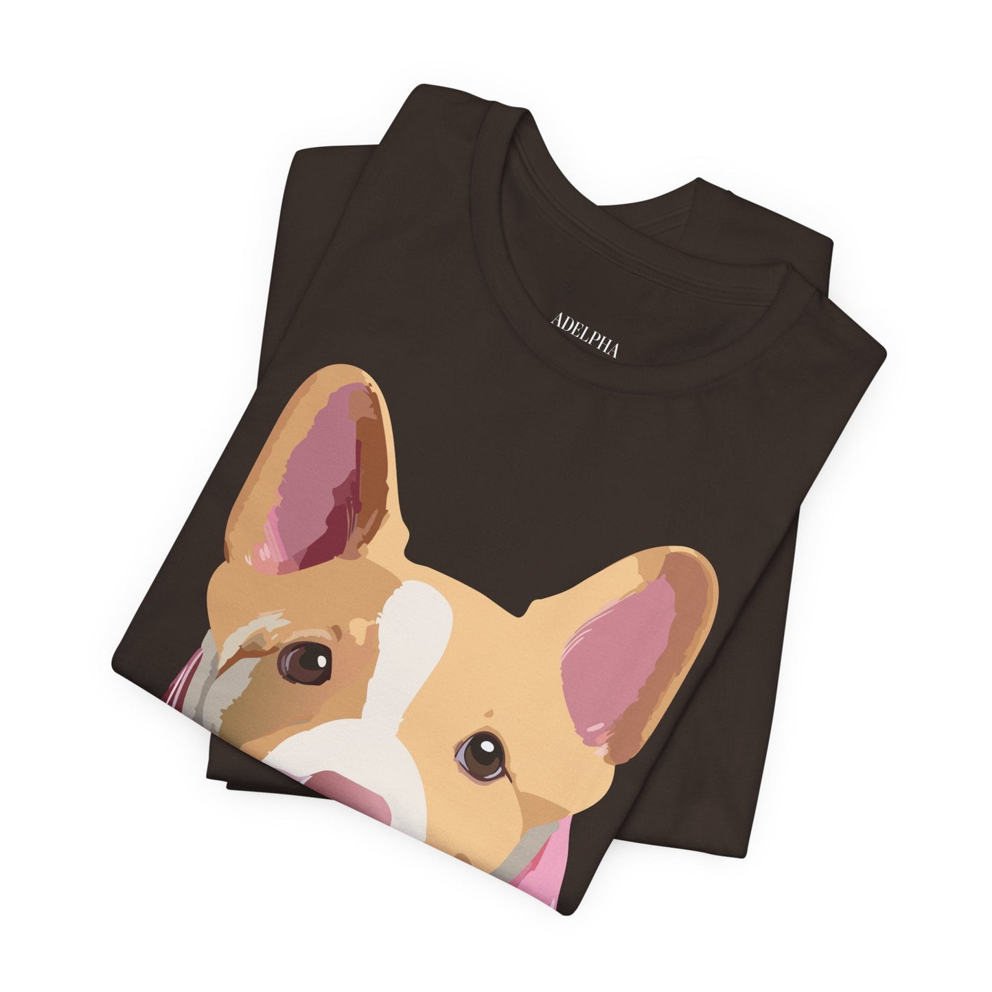 Adelpha Graphic Dog Shirt Unisex Vintage Inspired Tee Short Sleeve Comfort Wear Everyday