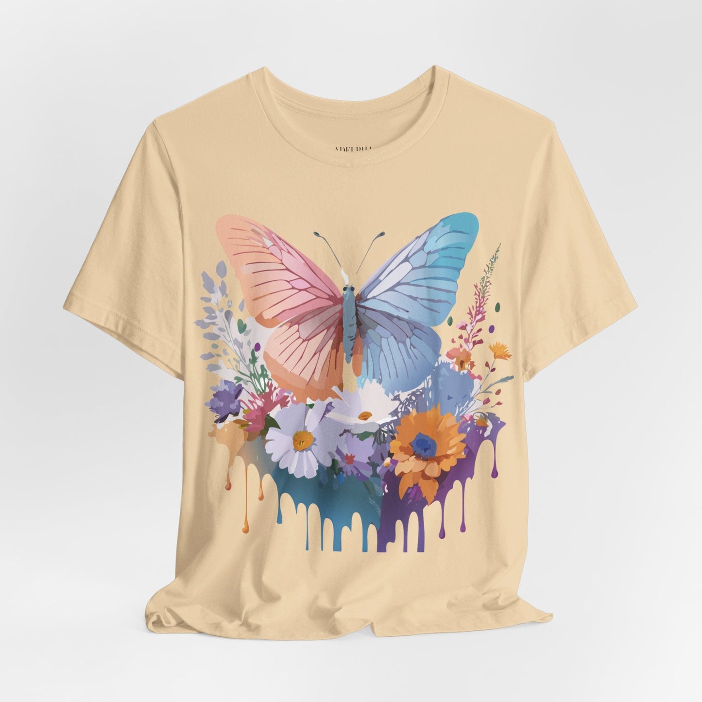 Butterfly Graphic T Shirt Unisex Adelpha Artwork Tee Vintage Style