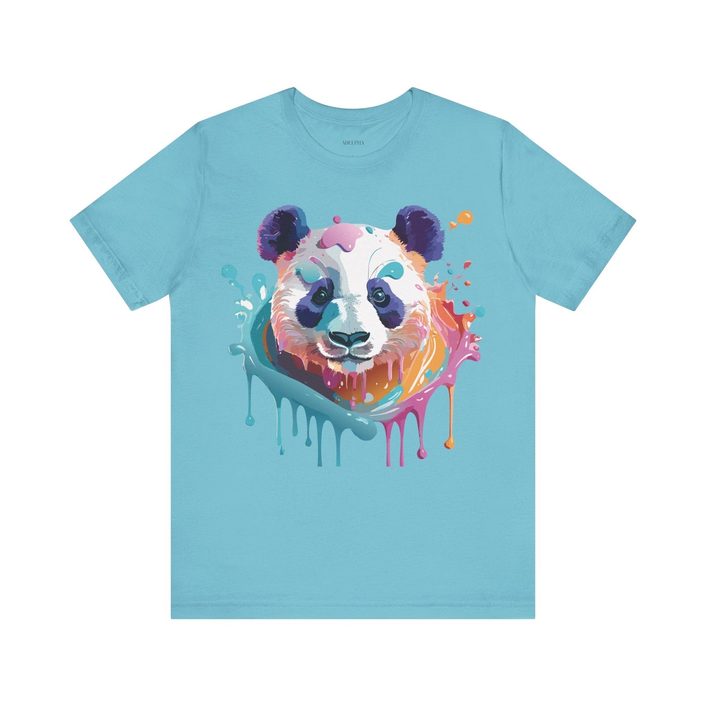Panda Graphic Tee Unisex Vintage Inspired Art Design By Adelpha Premium Jersey Short Sleeve