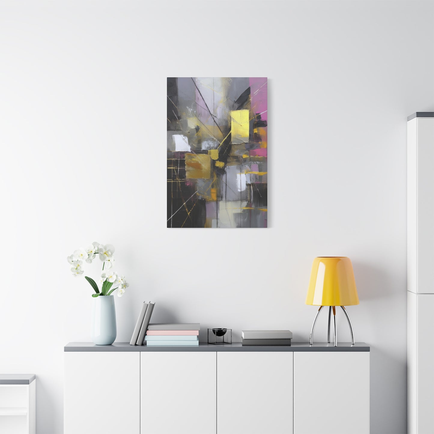 Abstract Oil Painting Print Canvas 20x24,20x30,24x30 24x32,24x36,30x40 32x48,36x48,40x60 Pine-Wood Inner Frame ABS-214