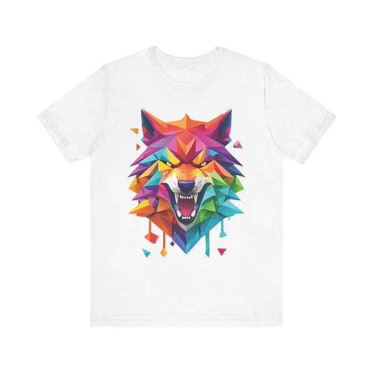 Unisex Animal Shirt With Art Design And Wild Animals Print Tee Short Sleeve Premium