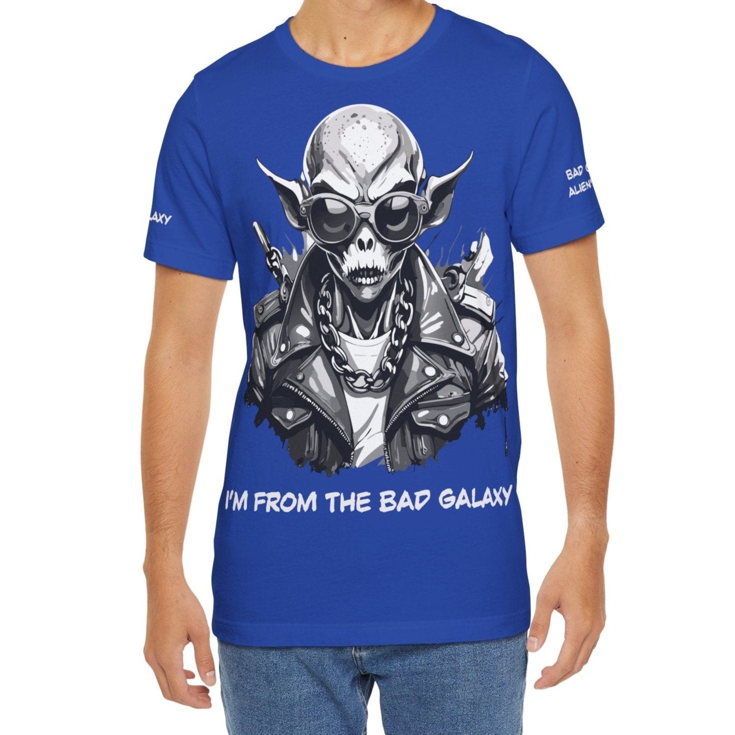 Alien Tee Shirt From Bad Galaxy Made To Order Free Shipping 100 Percent Cotton Eco Friendly In USA