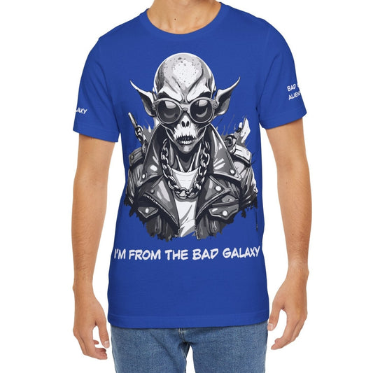 Alien Tee Shirt From Bad Galaxy Made To Order Free Shipping 100 Percent Cotton Eco Friendly In USA