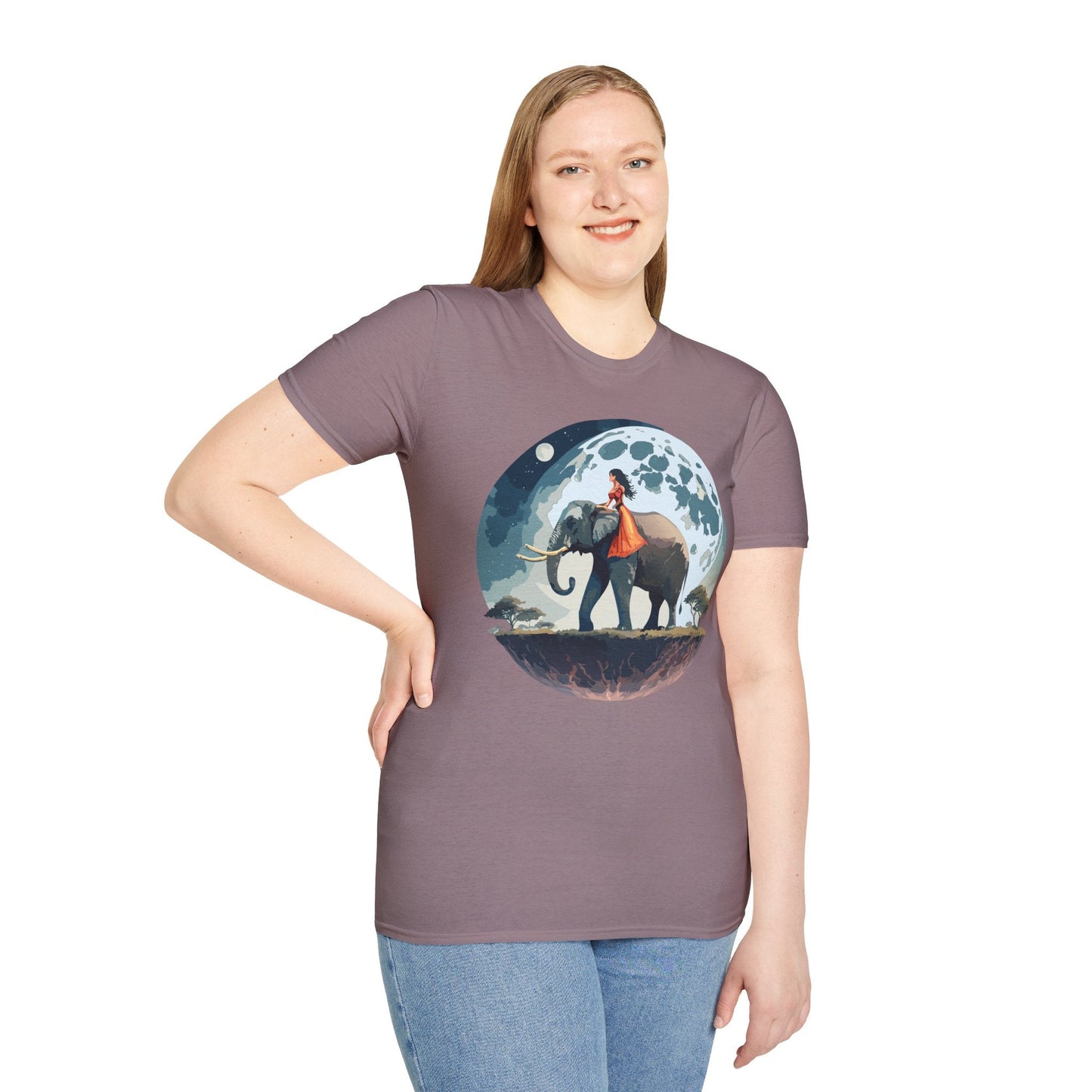 Womens Graphic T Shirt Art Design Tee SoftStyle Gildan 64000 100 Percent Ring Spun Cotton Comfort