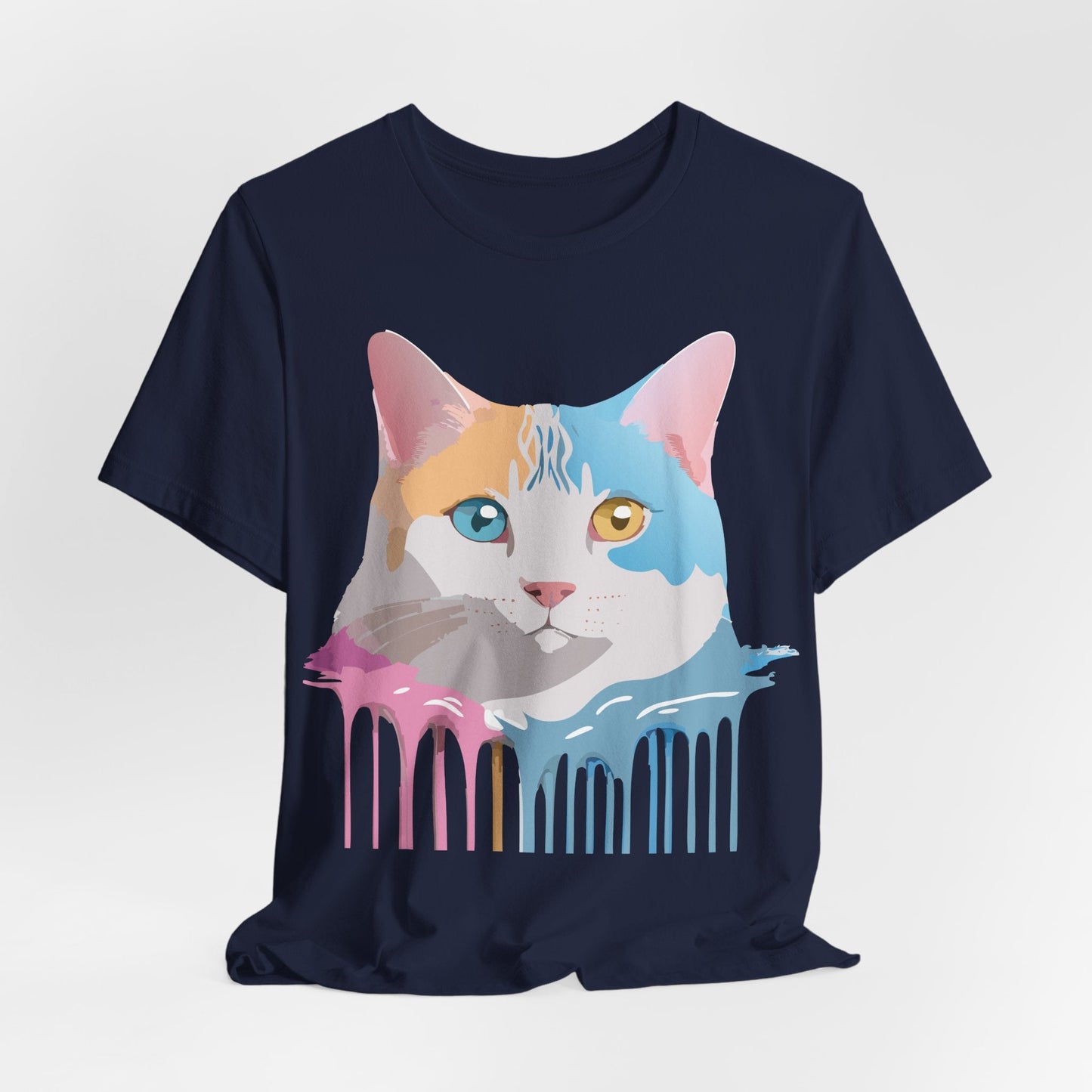 Unisex Cat Shirt Graphic Tee With Vintage Adelpha Art Design