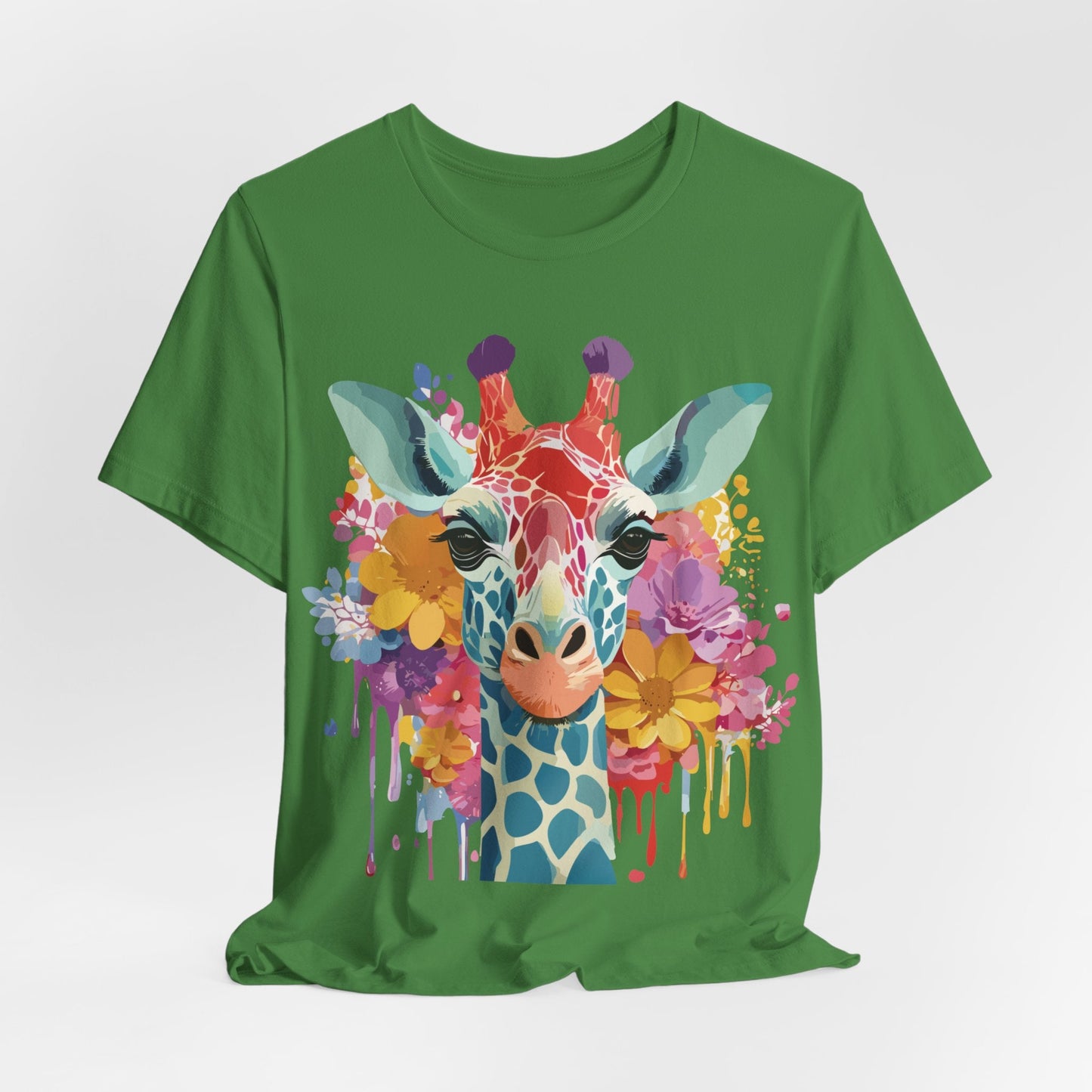 Adelpha Giraffe Graphic Tee Unisex Jersey Short Sleeve Vintage Inspired Art Design