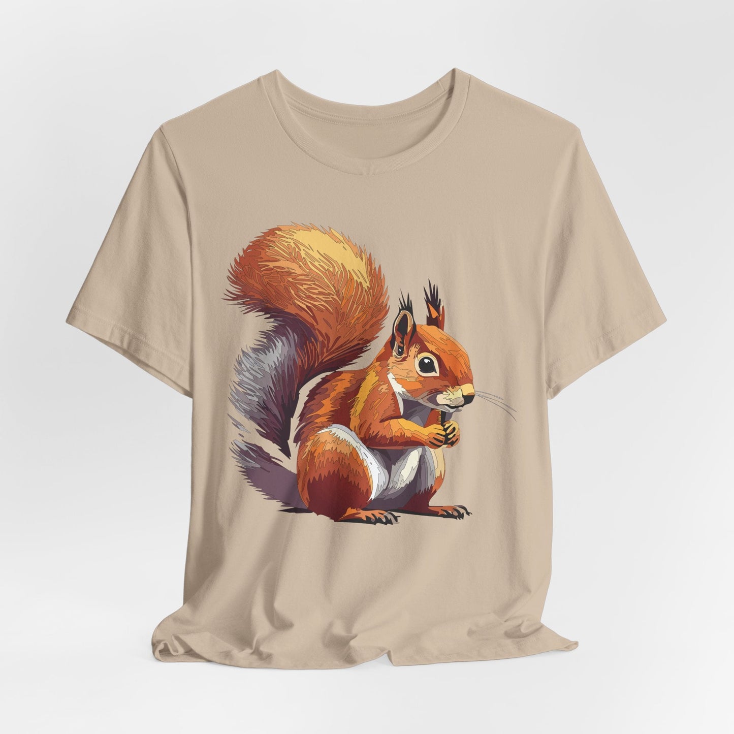 Unisex Animal Shirt Art Design Tee Shirt With Wild Animals Gildan Softstyle 64000 Cotton