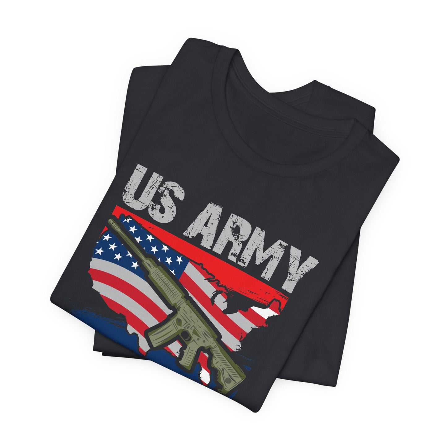Army Veteran Patriotic Graphic Design Unisex Cotton T-Shirt v21