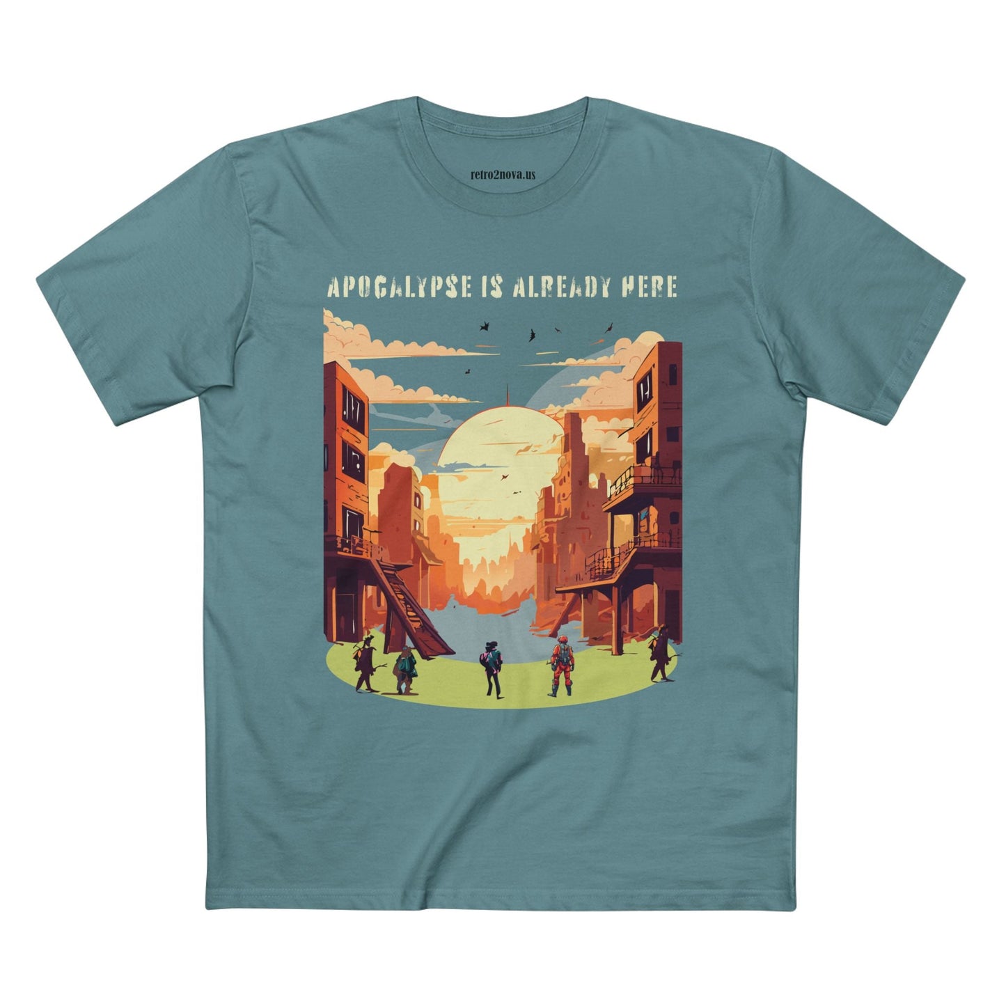 Cataclysm Doomsday Shirt Unisex Premium Cotton Tee Original Art Design Retro2Nova