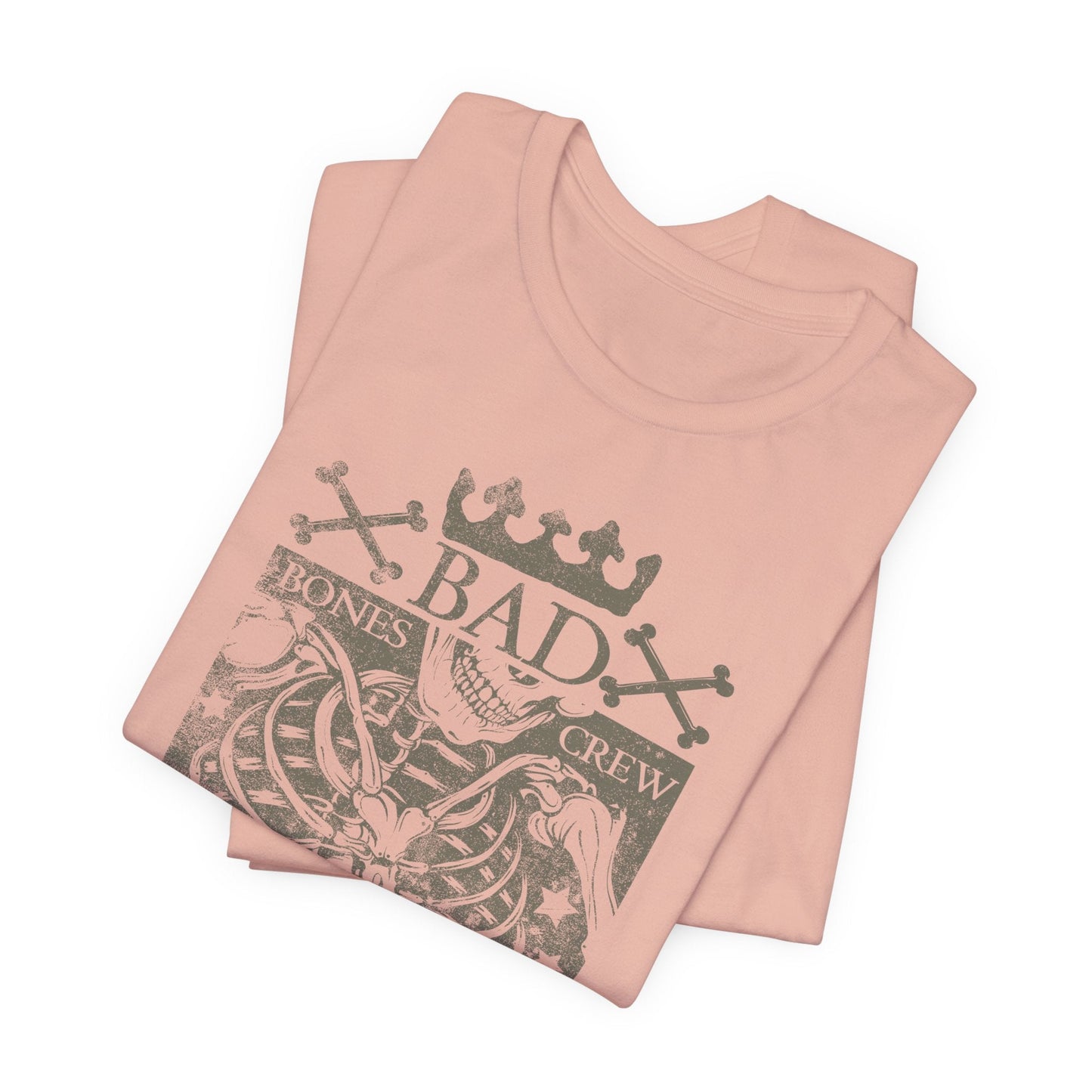 Skeleton Ribcage Tee Bones Crew Graphic Shirt A-10