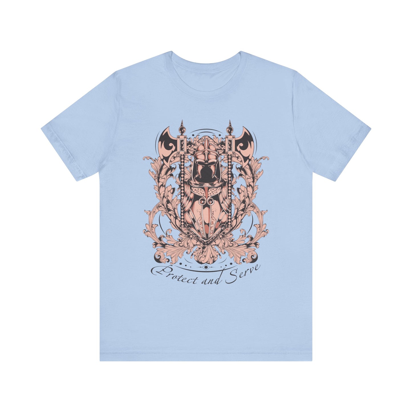 Protect and Serve Graphic Tee, Artistic Tee, Graphic T-Shirt, Artistic T-Shirt, Vintage Shirt, Gifts for Police Officers