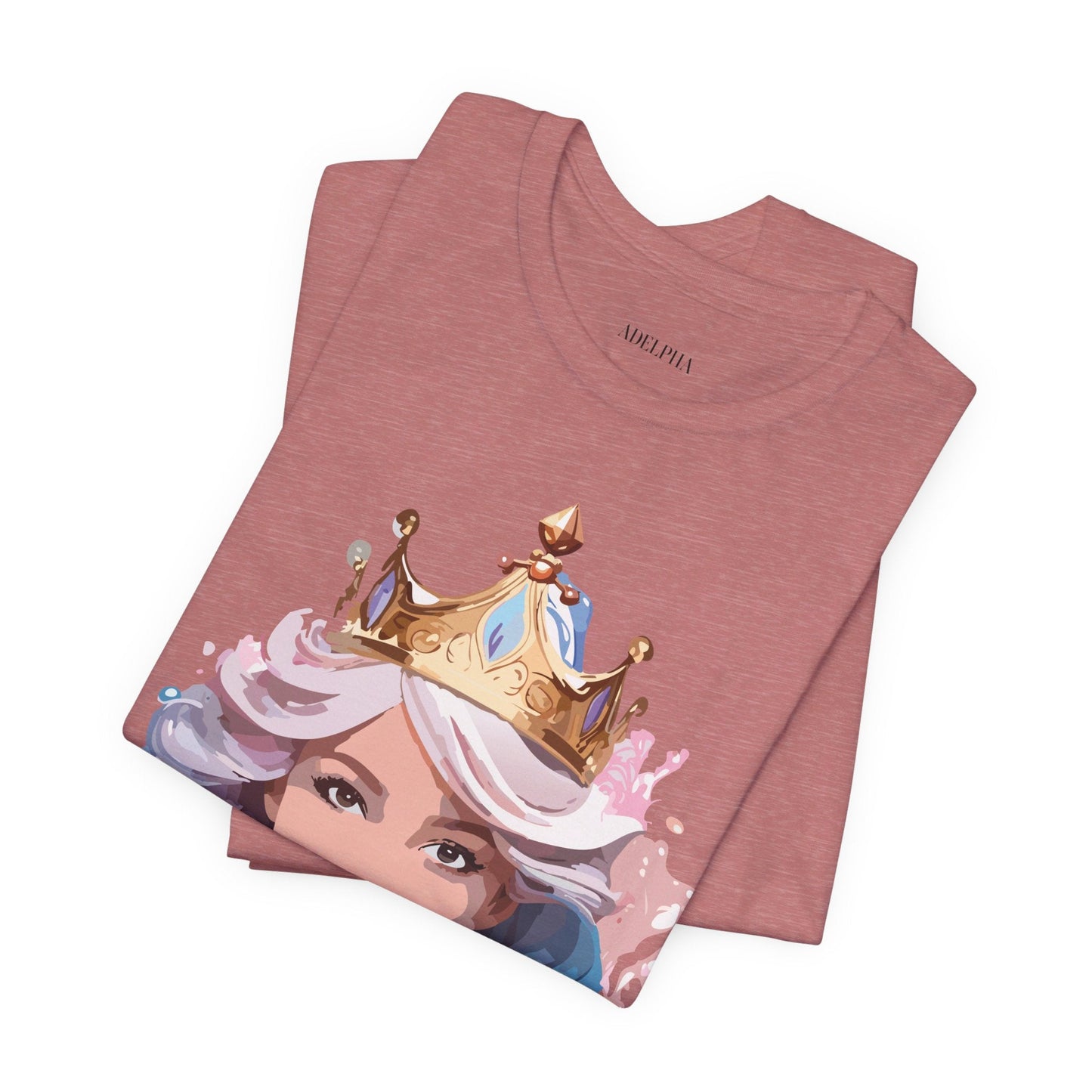 Queen Graphic Tee From Adelpha Vintage Inspired Art Design Unisex Jersey Short Sleeve