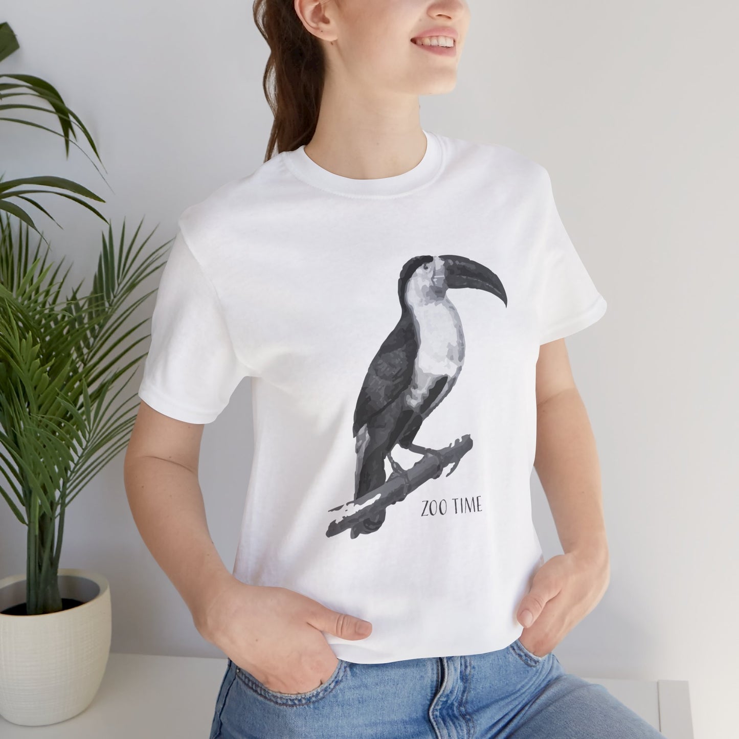 Unisex Tee Shirt with animals Print