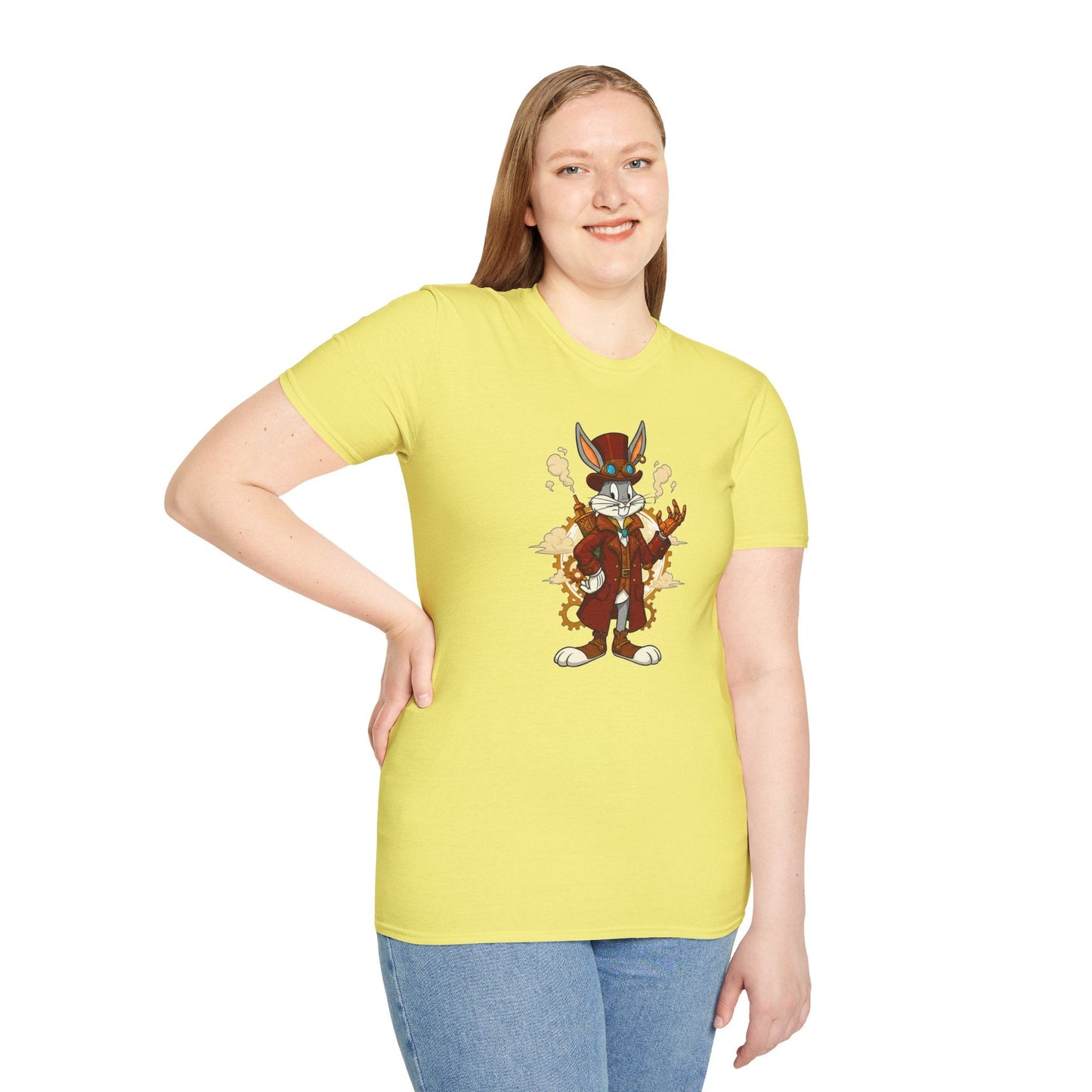 Bugs Bunny Shirt Cartoon T Shirt Unisex Gildan Softstyle 64000 Cotton Tee For Animation Fans