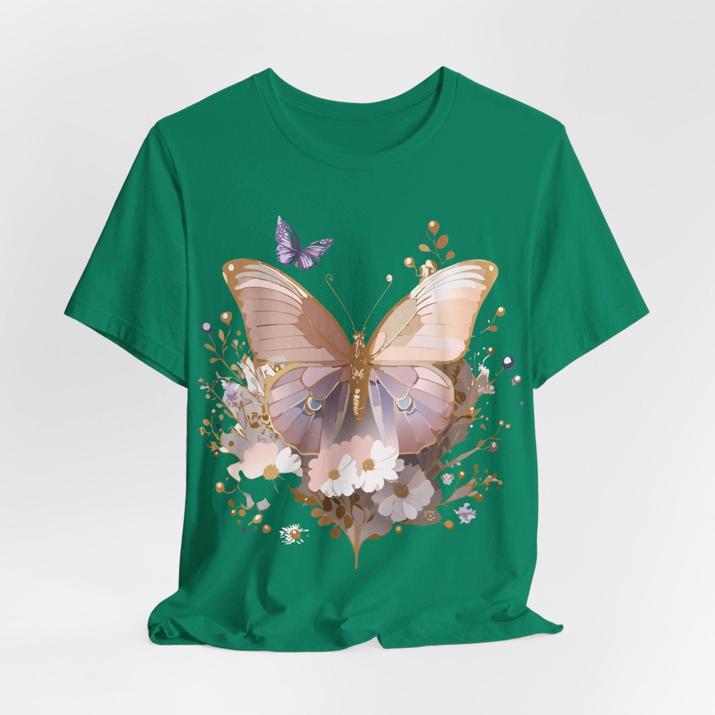 Butterfly Graphic Tee From Adelpha Unisex Short Sleeve Vintage Artwork