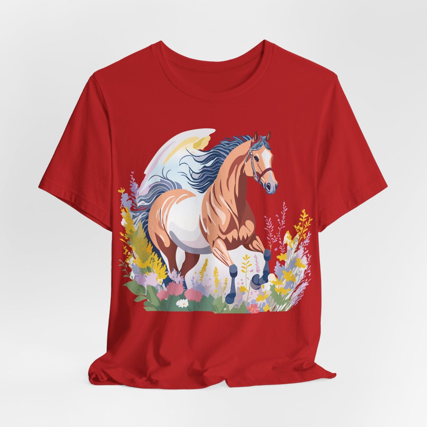 Horse Graphic Unisex 100 Cotton Vintage Animal Art T-Shirt 4