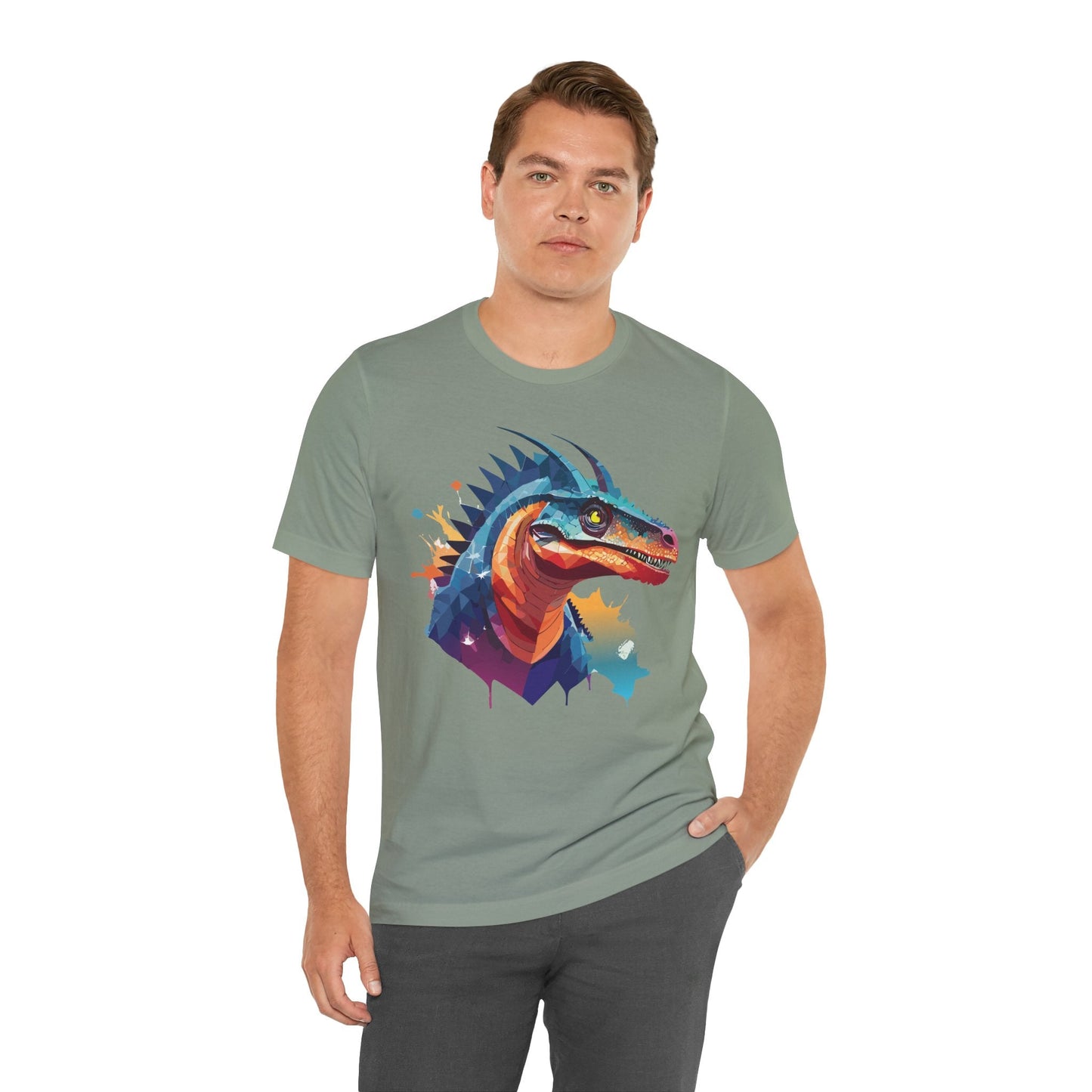 Unisex Animal Tee Shirt With Animals Art Design Wild Animals Shirt For Everyday Wear