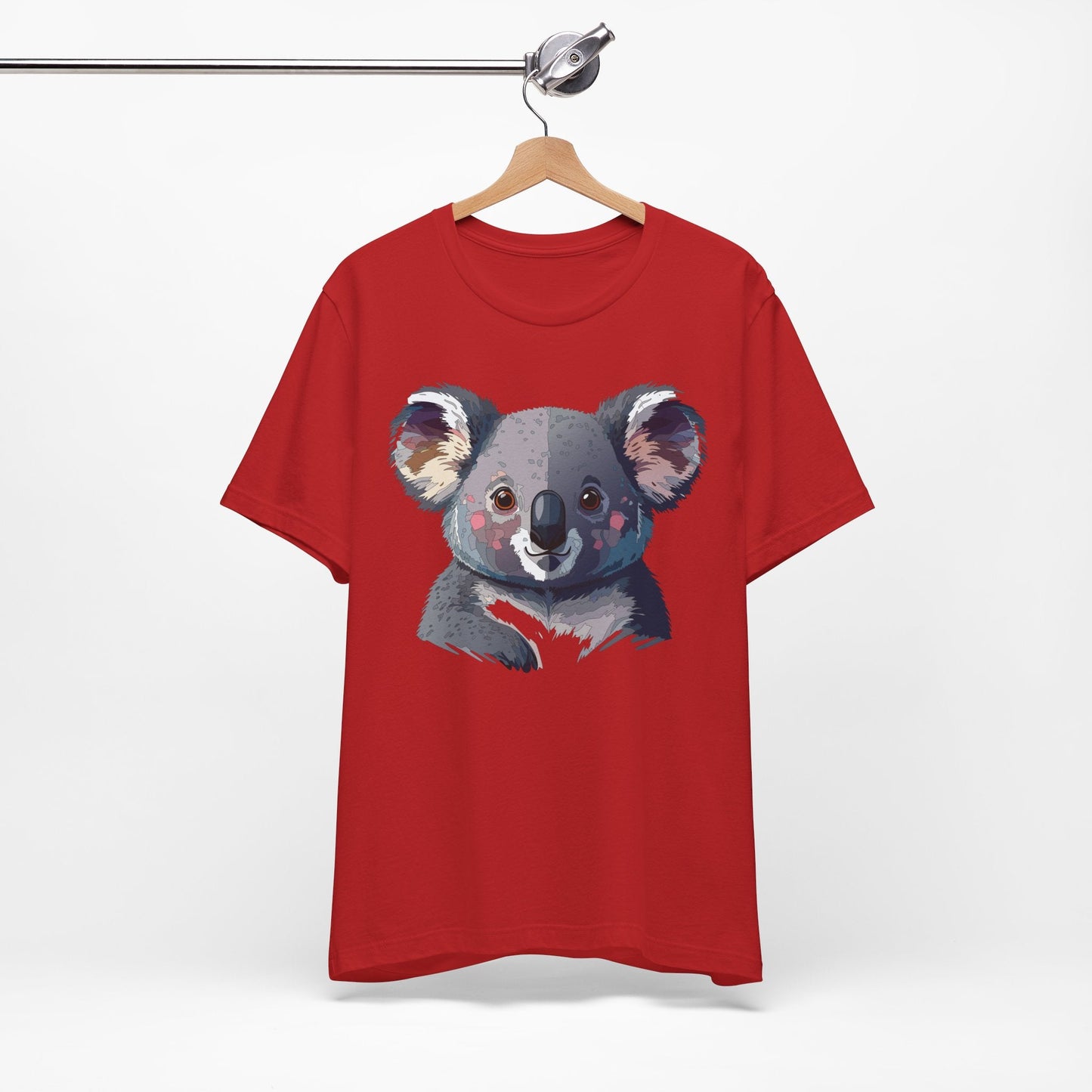 Unisex Animal Shirt With Animal Art Design Tee Wild Animals Short Sleeve Jersey Cotton