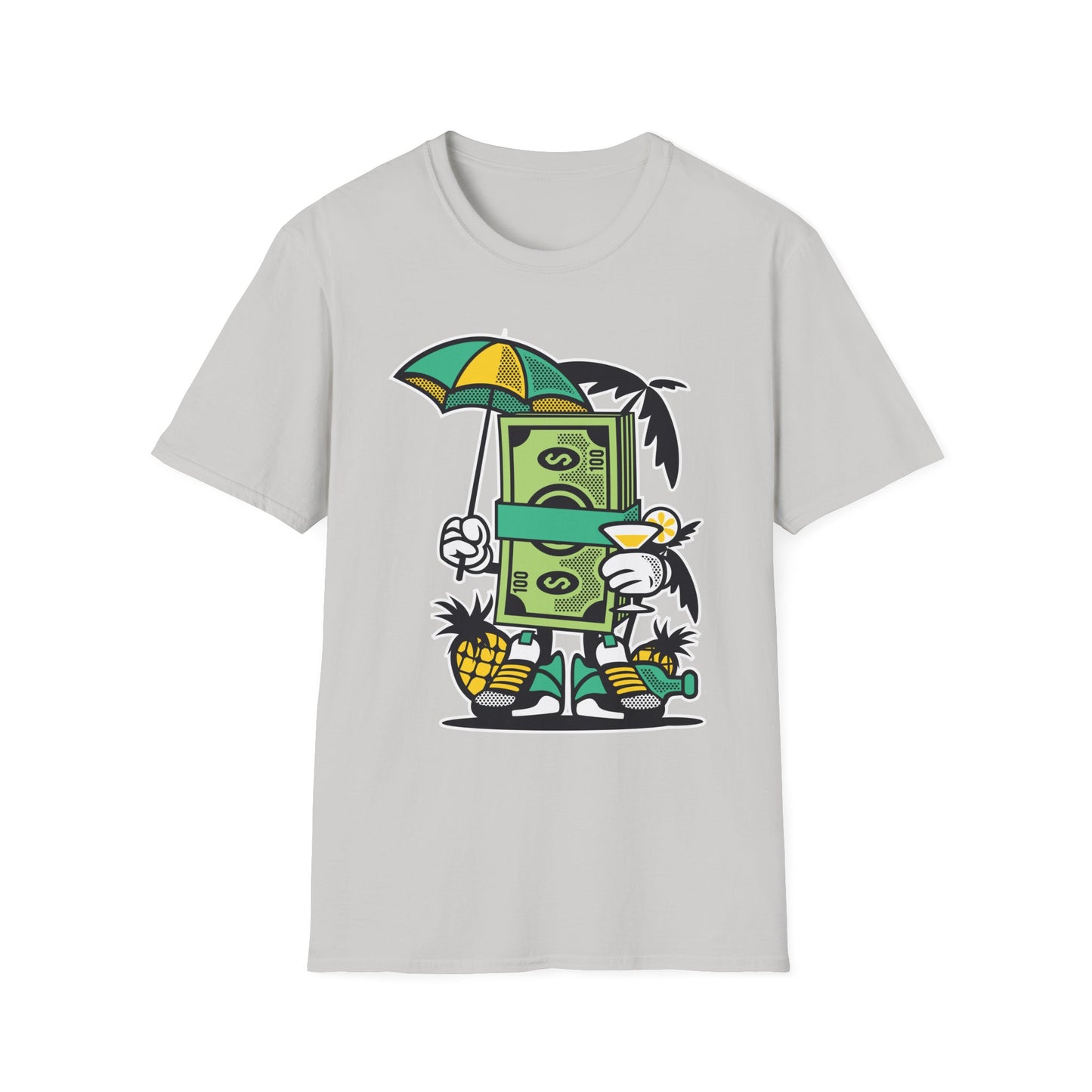 Unisex Cotton T-Shirt with Cartoon Graphic Design
