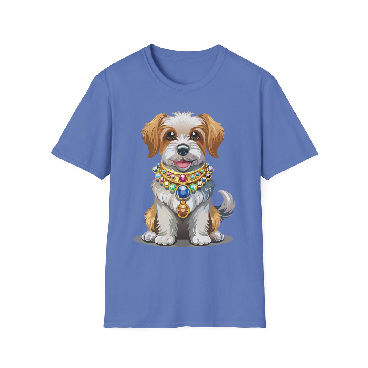 Cute Jeweled Puppy T-Shirt | Dog Portrait Tee