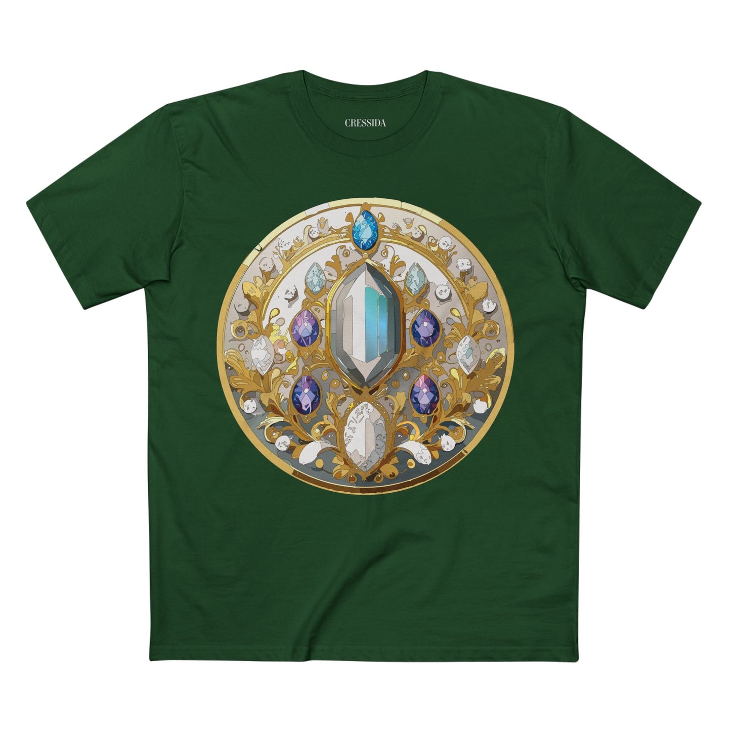 Medallion Graphic T-Shirt Unisex 100 Cotton With Gold Art Design Medal Tee 15