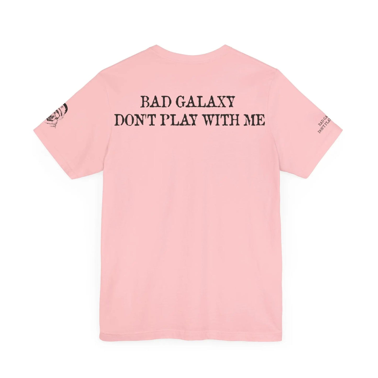 Bad Galaxy Skull T Shirt Made To Order 100 Percent Cotton USA Printed Tee With Eco Friendly Inks