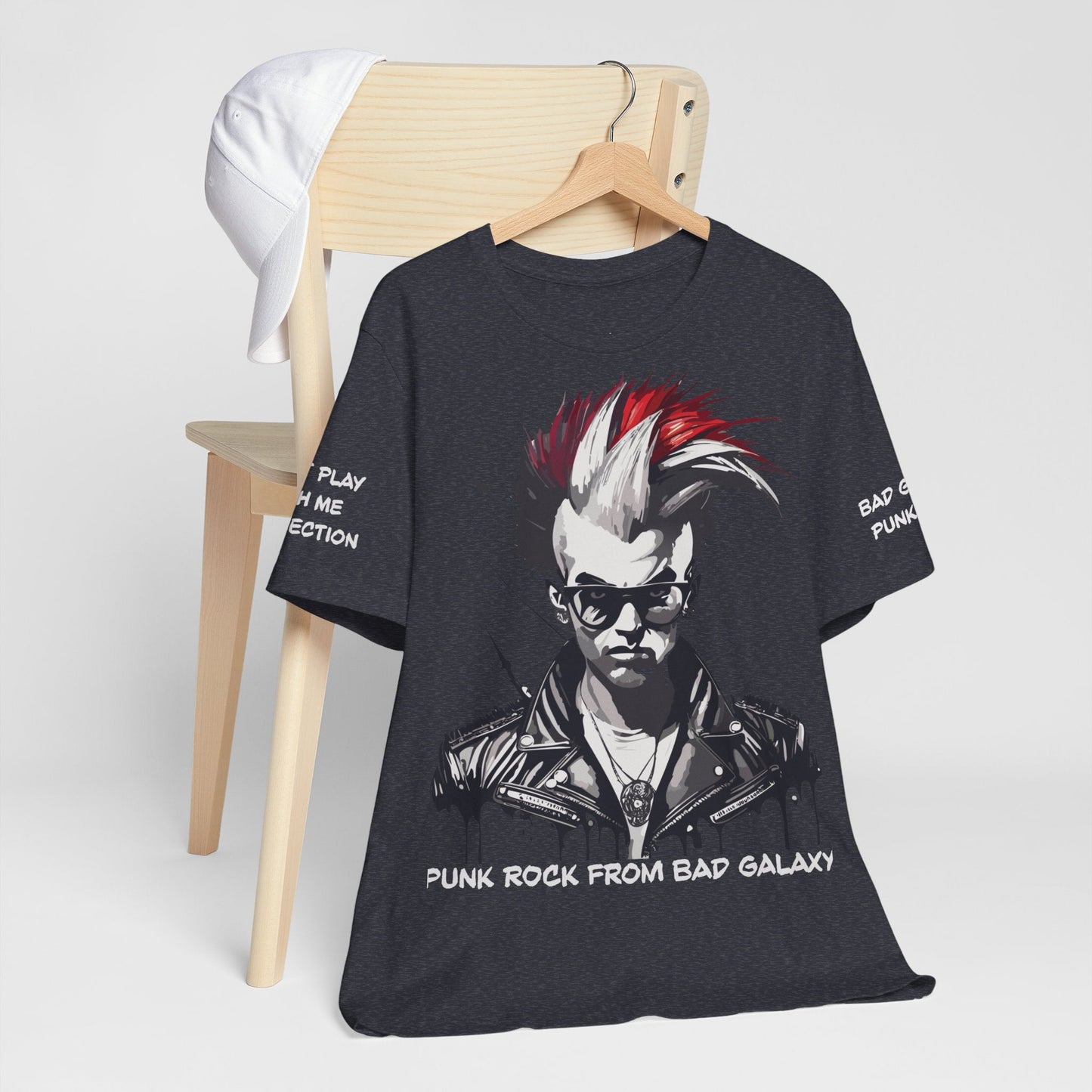Punk Rock Tee Shirt Made In USA 100 Percent Cotton Eco Friendly Inks Durable Stitching