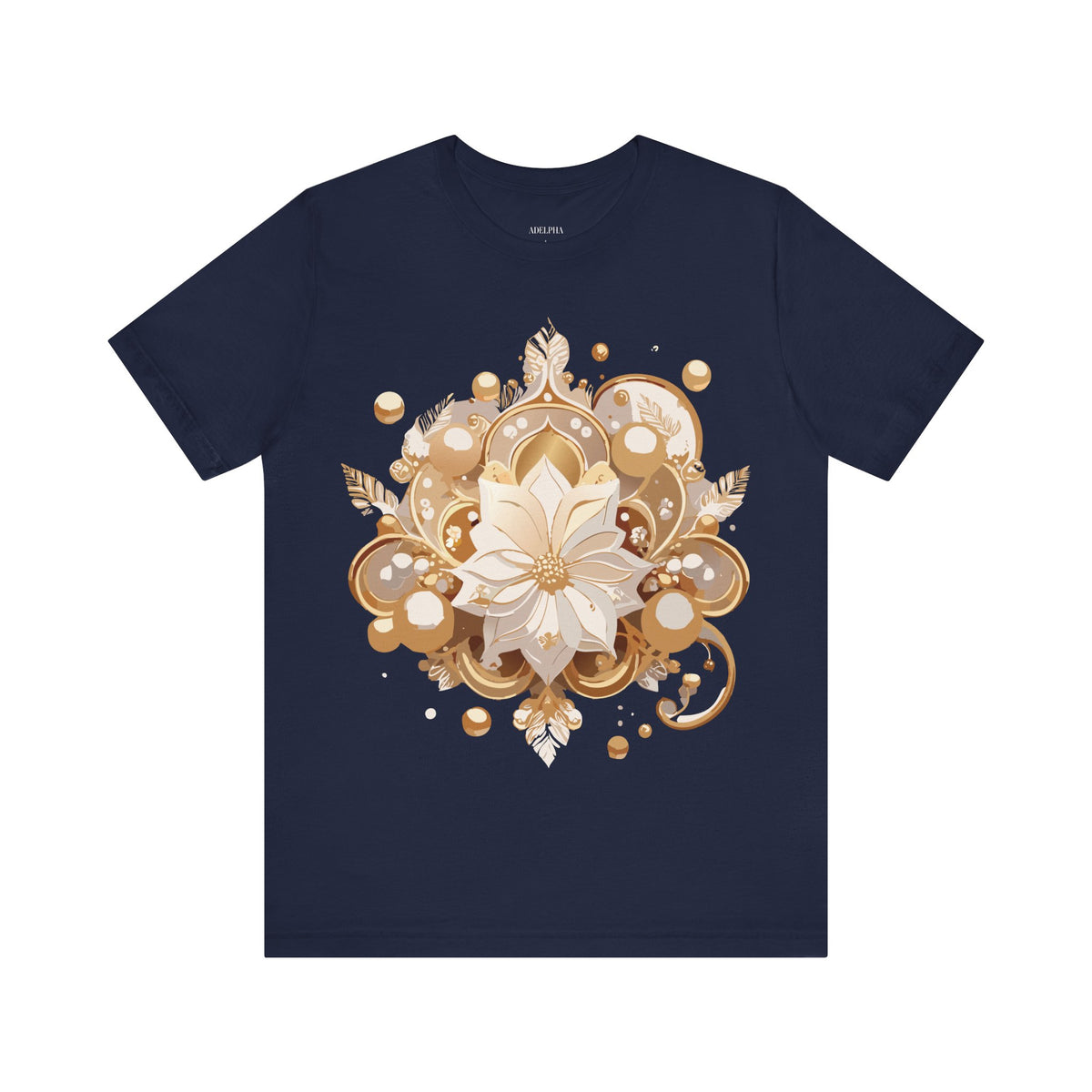 Jewelry Graphic Unisex Cotton Bella+Canvas Tee with Art Design n125