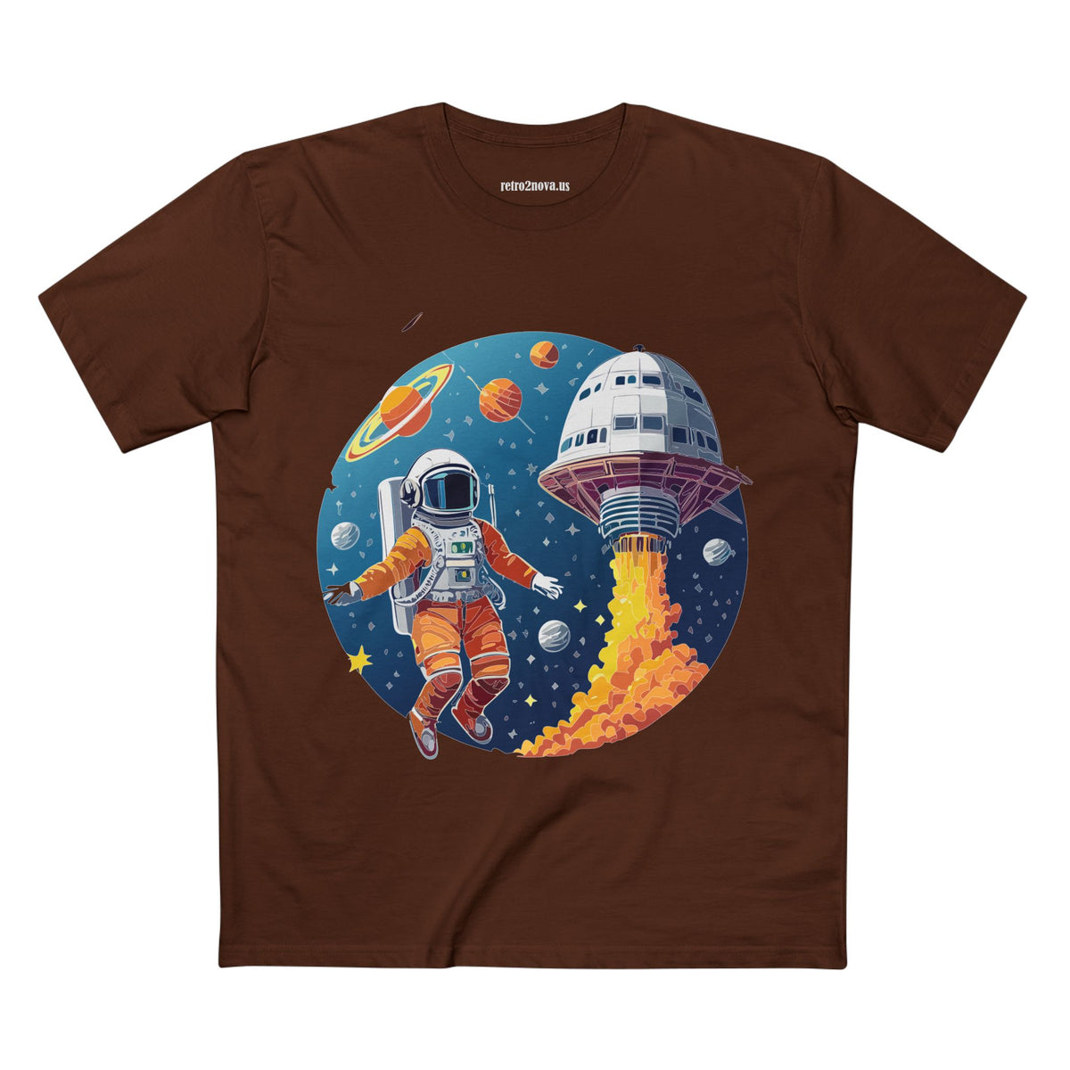 Cosmos Astronaut Graphic Tee Staple Unisex 100 Cotton Tee Shirt - CS-19
